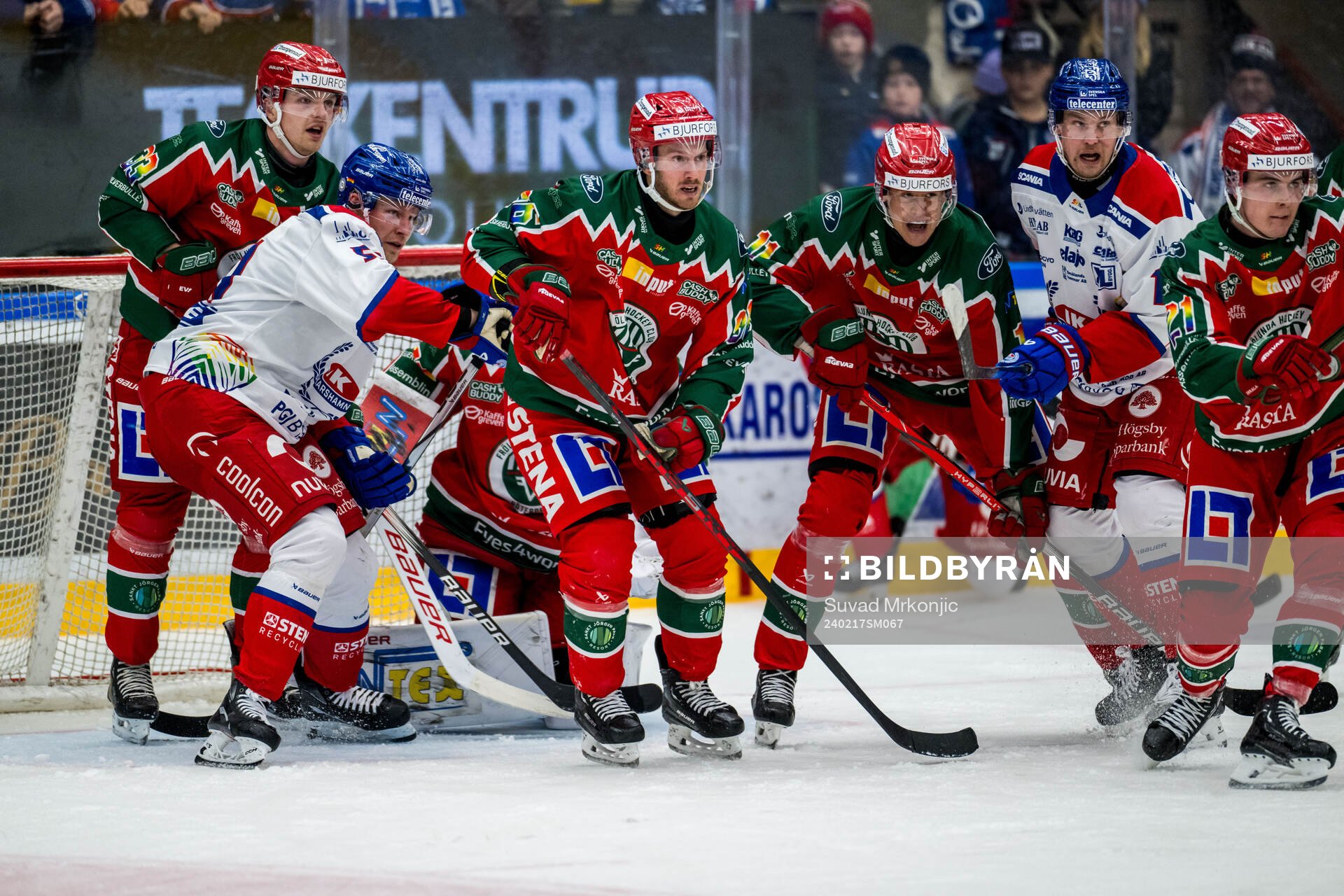 Frölundas Erik Thorell och Erik Borg och Oskarshamns Jonas
