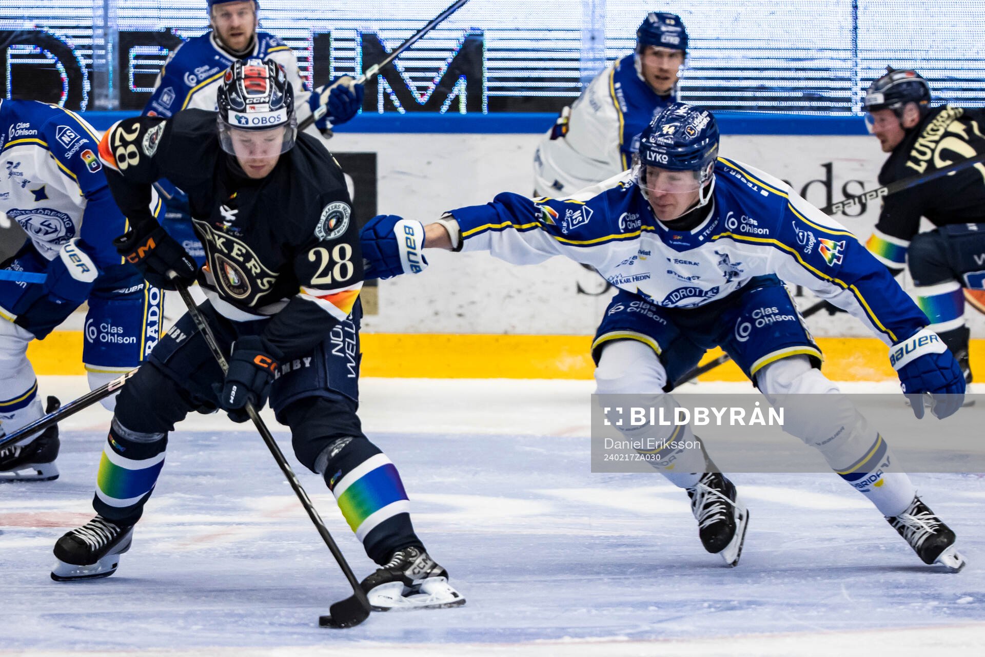 Växjös Hugo Gustafsson och Leksands Carter Ashton