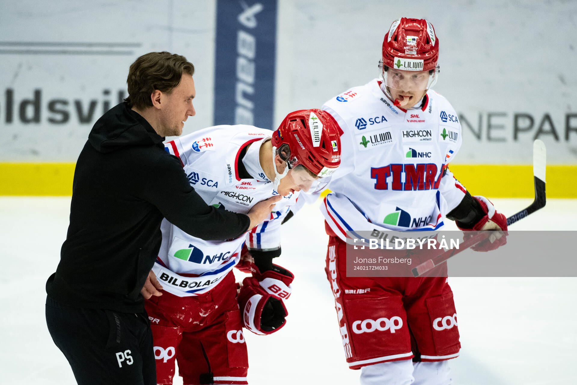 Timrås Axel Rindell har ont