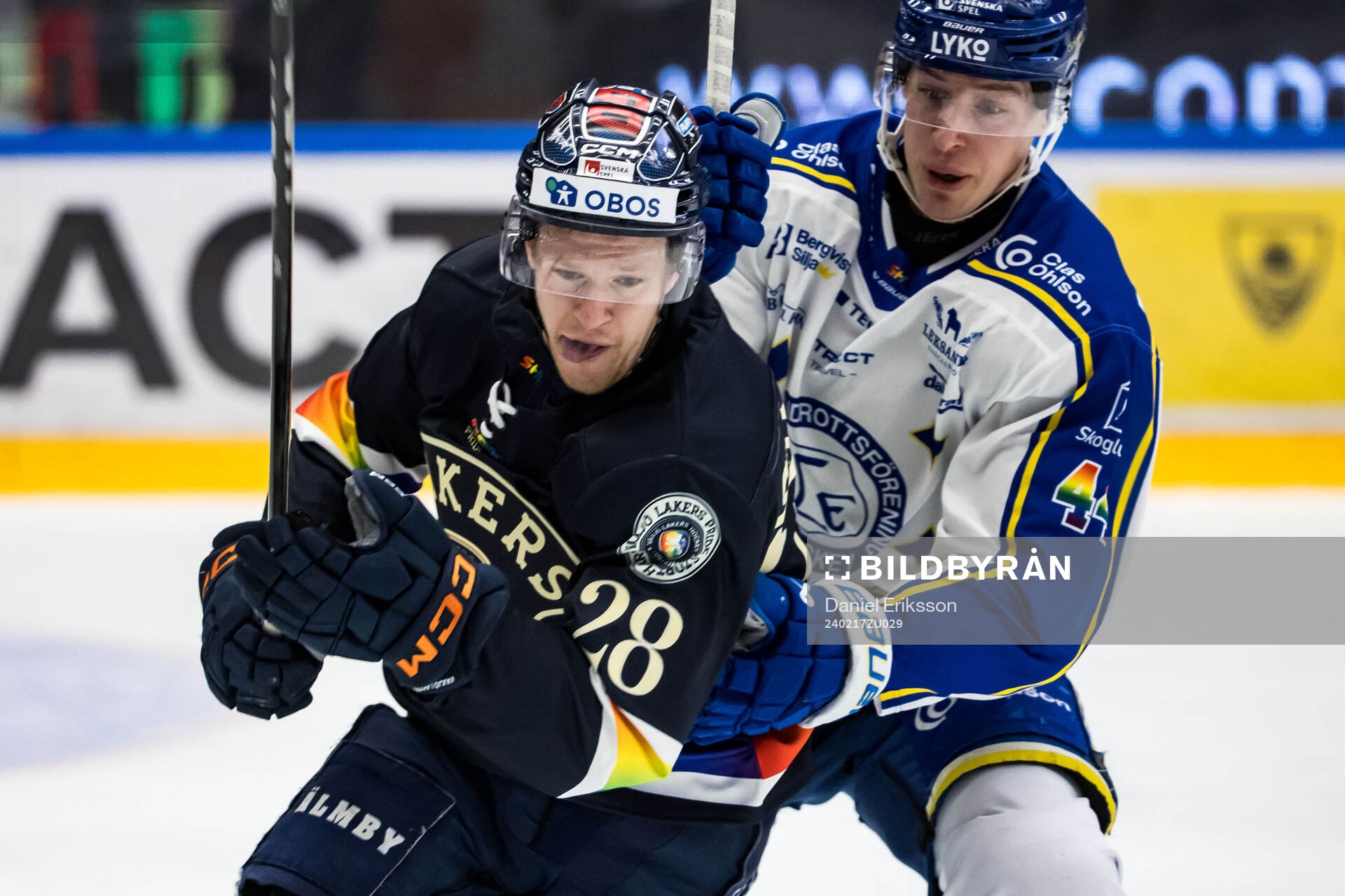Växjös Hugo Gustafsson och Leksands Carter Ashton