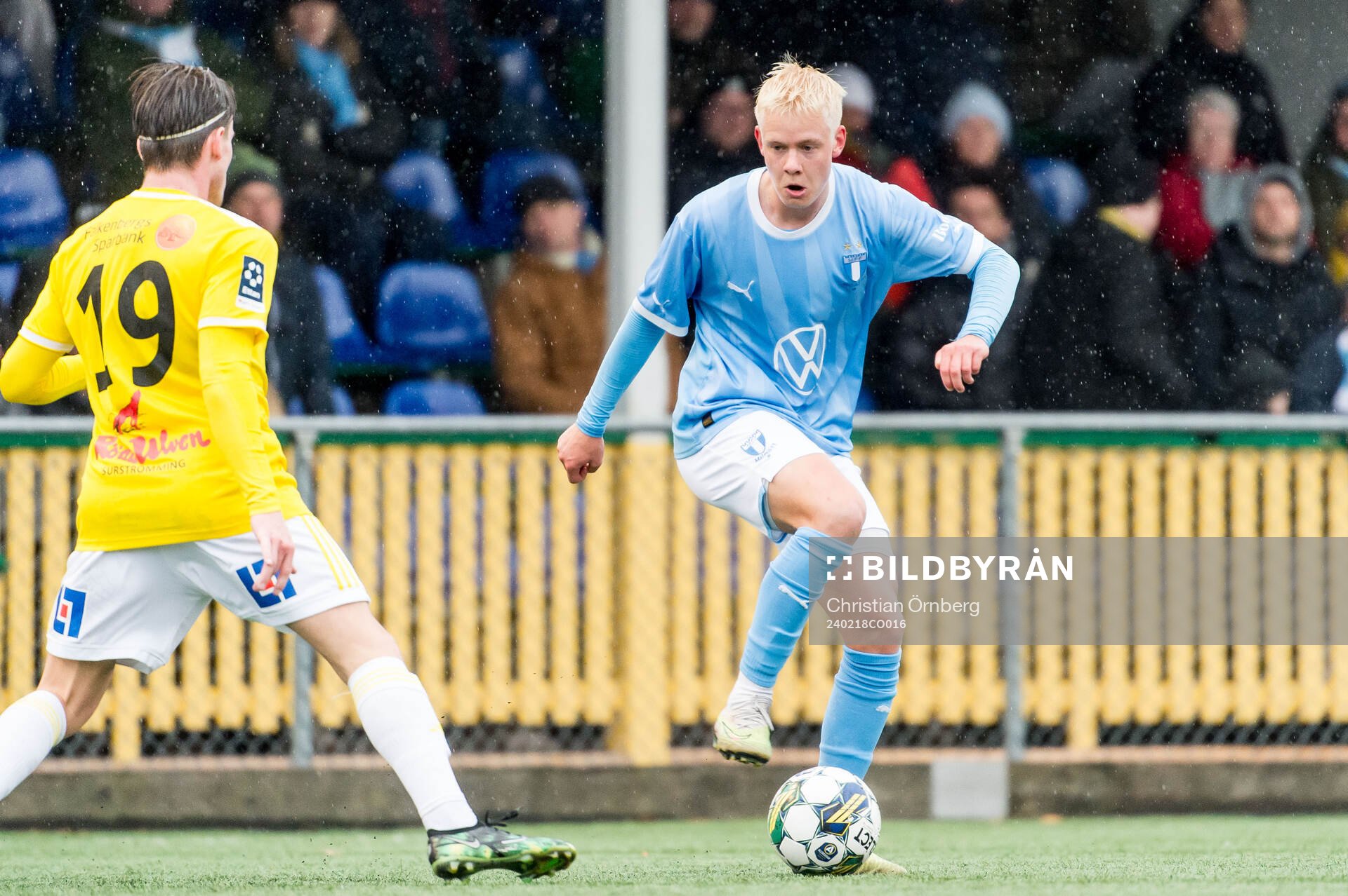 Malmö FFs Otto Rosengren och Falkenbergs FFs Oskar Lindberg