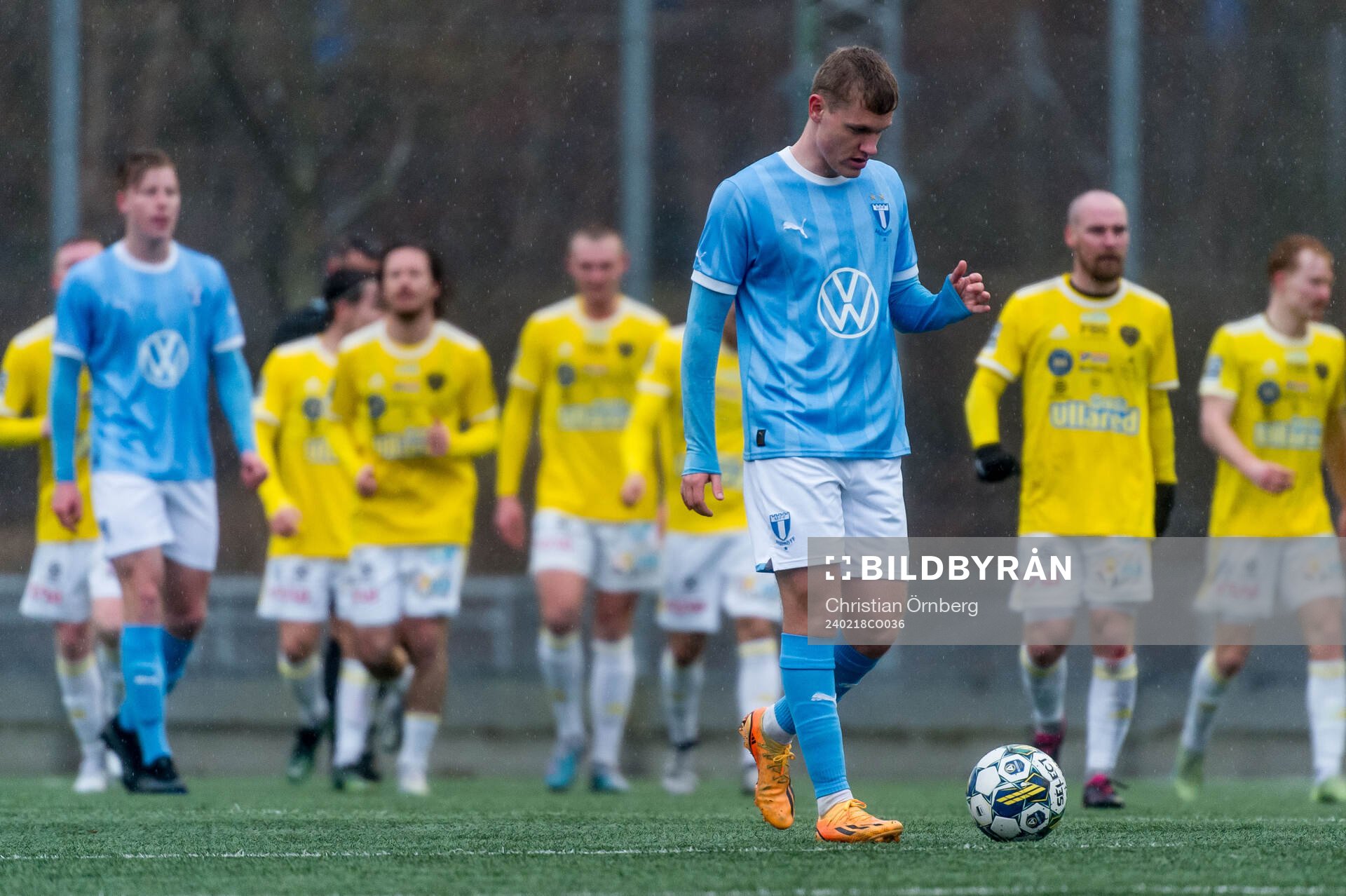 Malmö FFs Sebastian Jörgensen deppar