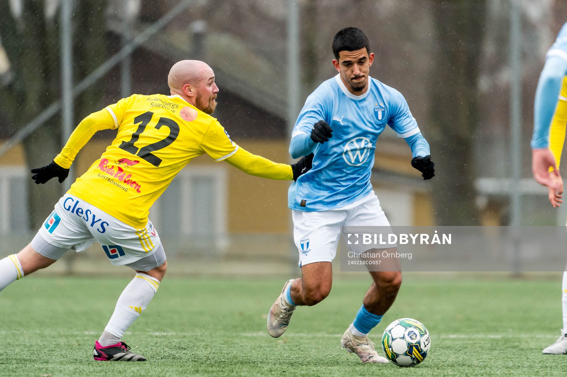Malmö FFs Zakaria Loukili och Falkenbergs FFs Christoffer