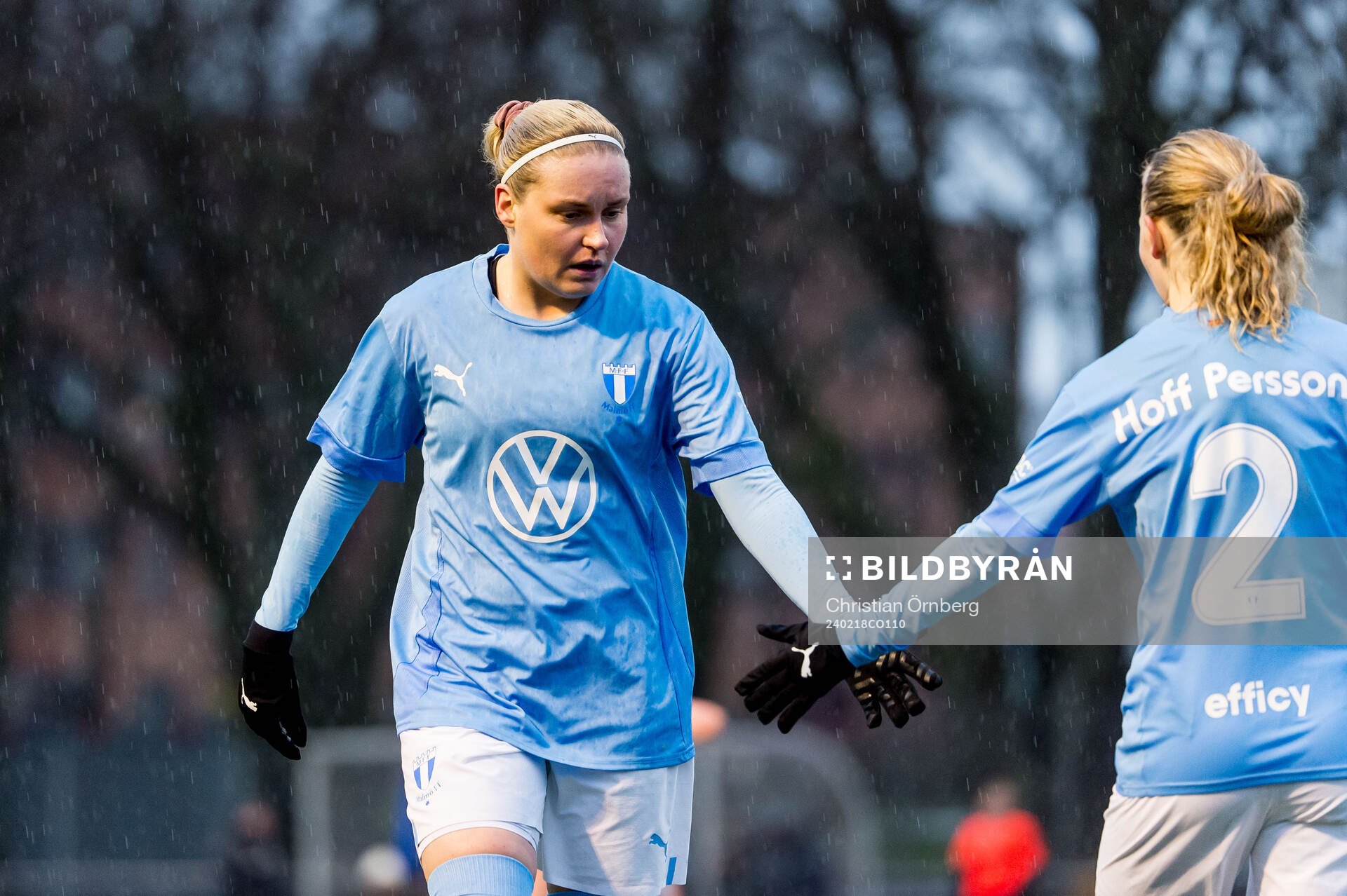 Malmö FFs Rebecka Holm och Nathalie Hoff Persson