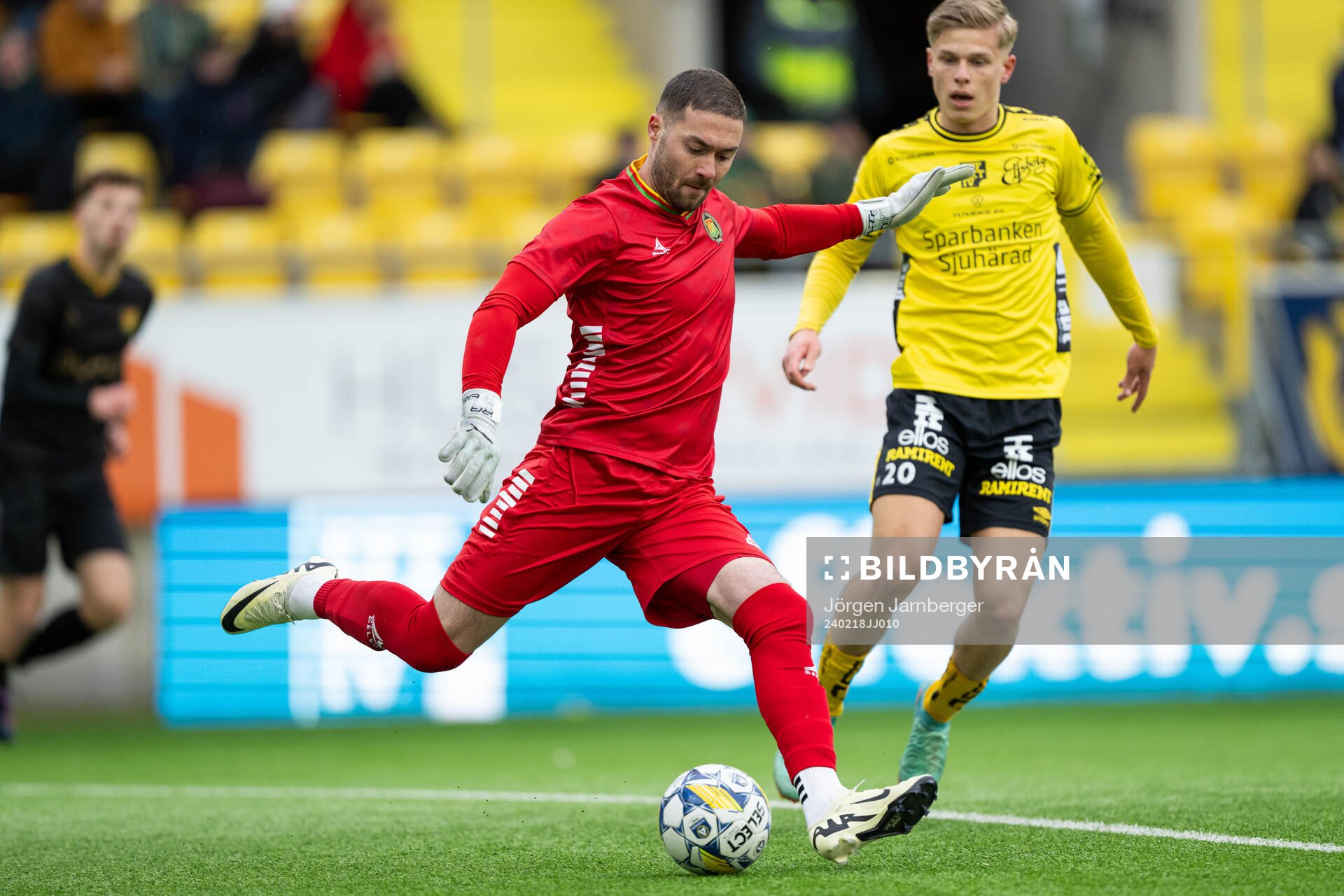 GAISs målvakt Mergim Krasniqi