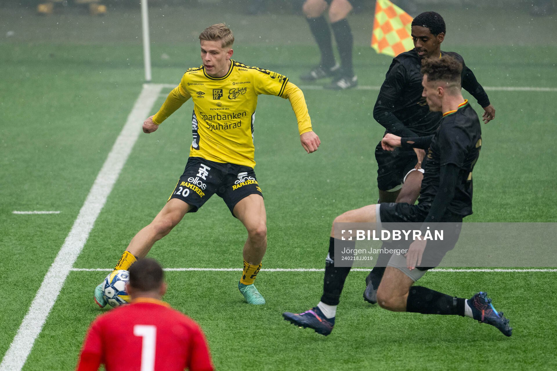 Elfsborgs Gottfrid Rapp och GAISs Harun Ibrahim och Anes