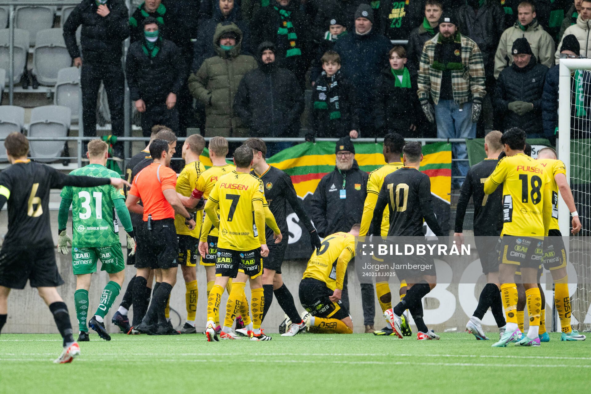 Irriterat mellan spelarna