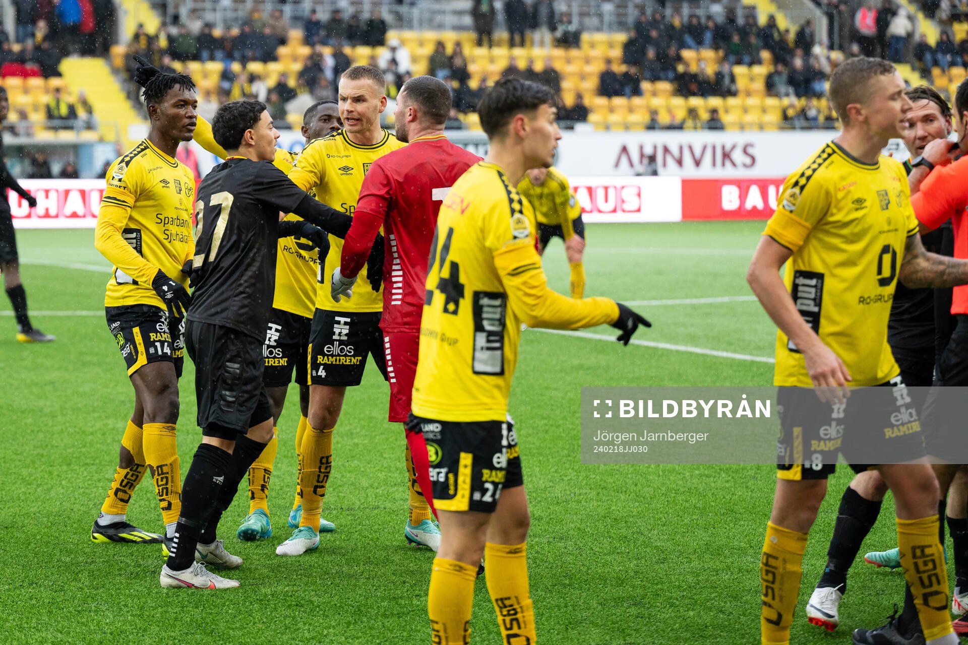 Irriterat mellan spelarna