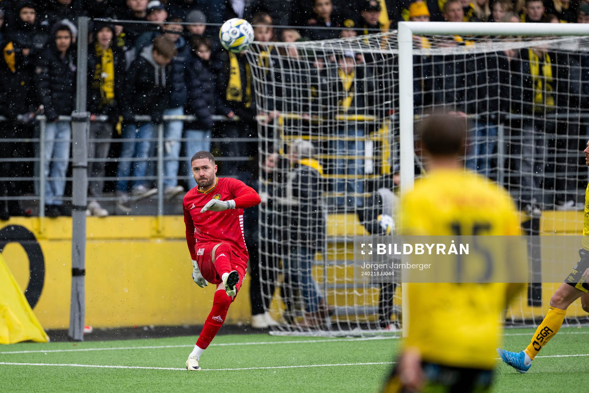 GAISs målvakt Mergim Krasniqi