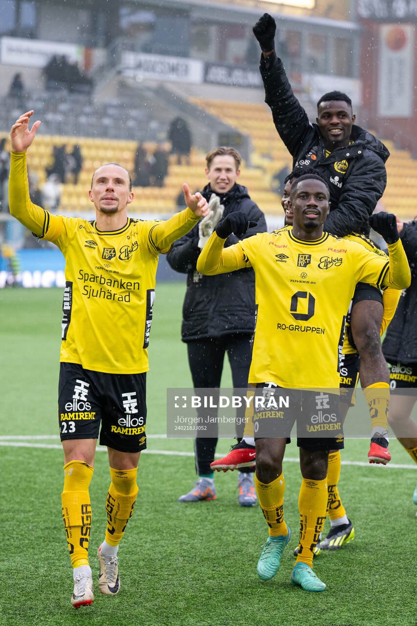 Elfsborgs spelare jublar