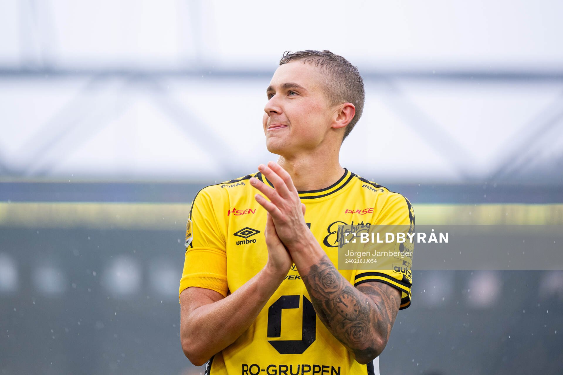Elfsborgs Sebastian Holmén jublar