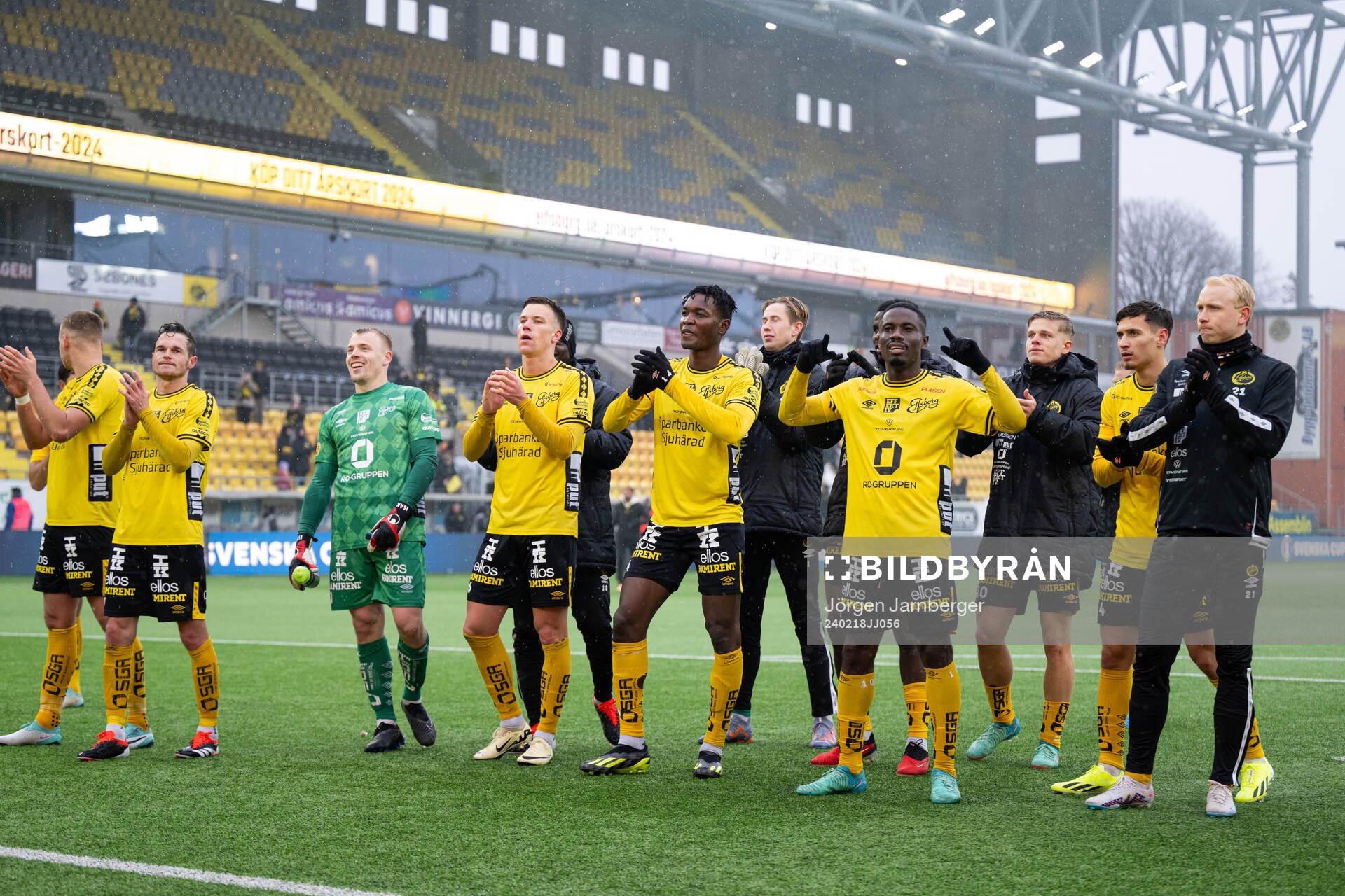 Elfsborgs spelare jublar