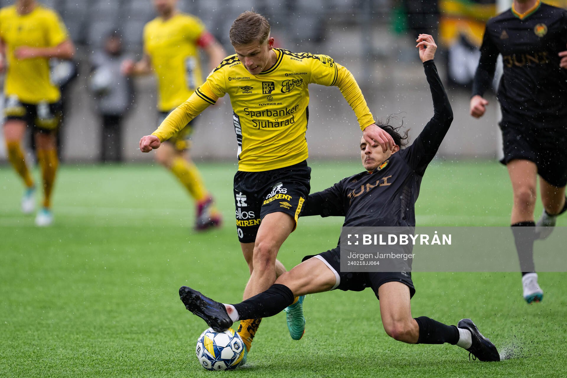 Elfsborgs Gottfrid Rapp och GAISs Amin Boudri