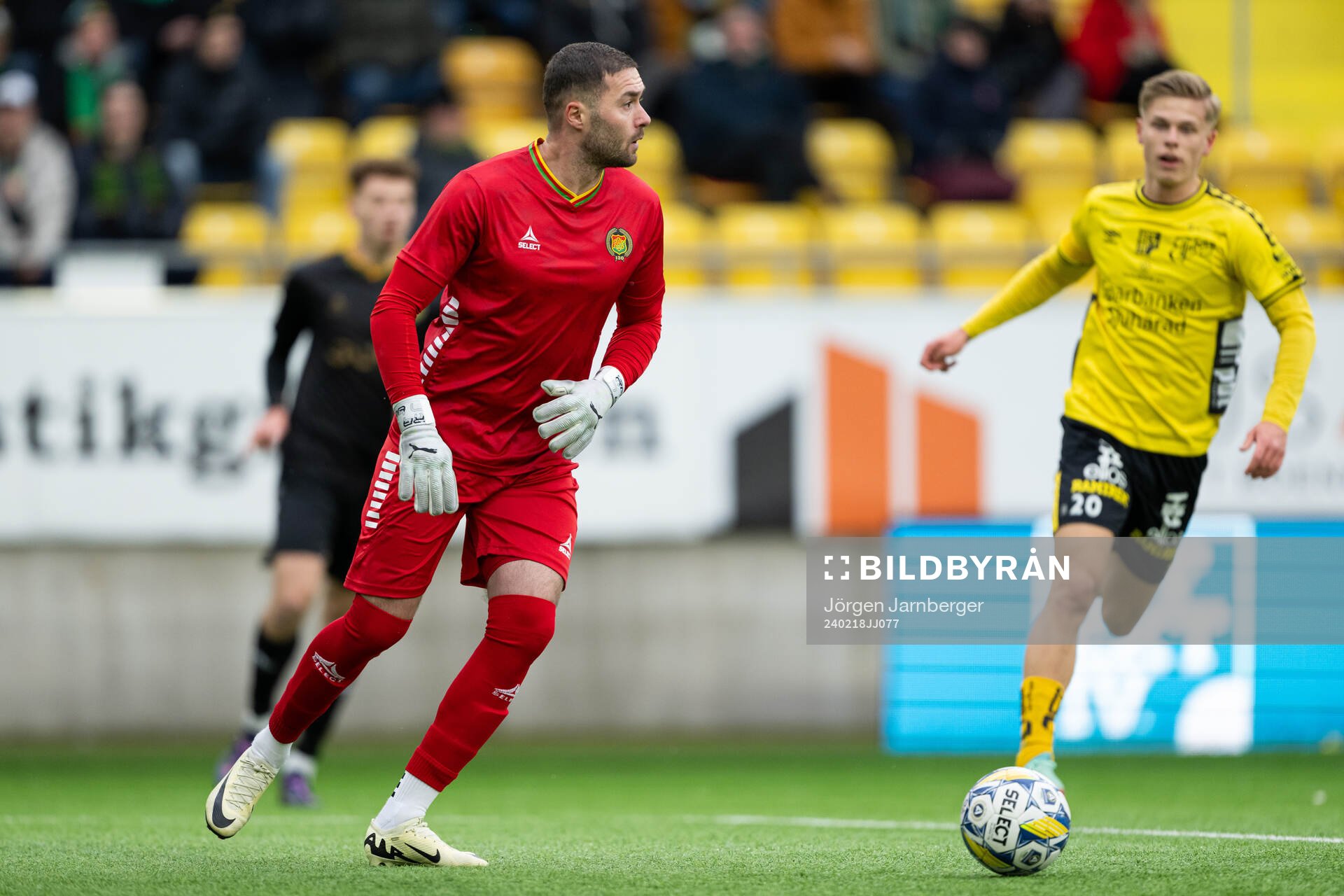 GAISs målvakt Mergim Krasniqi