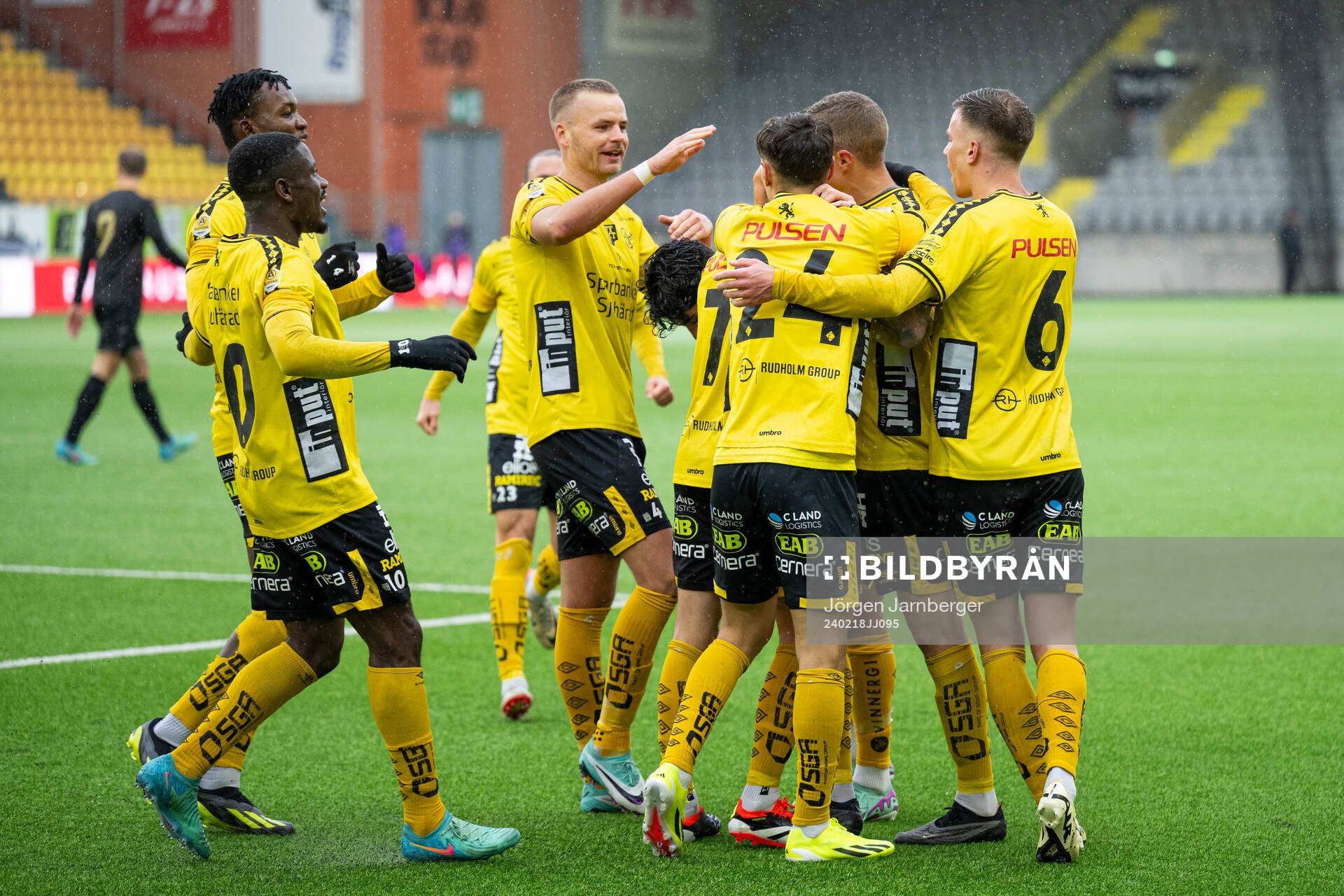 Elfsborgs spelare jublar