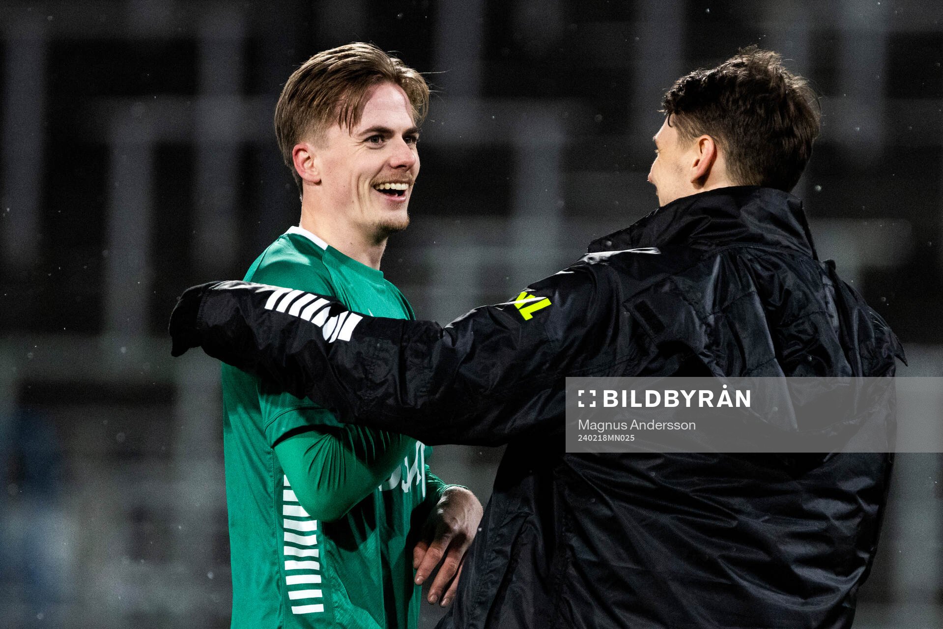 Brages Johan Arvidsson jublar
