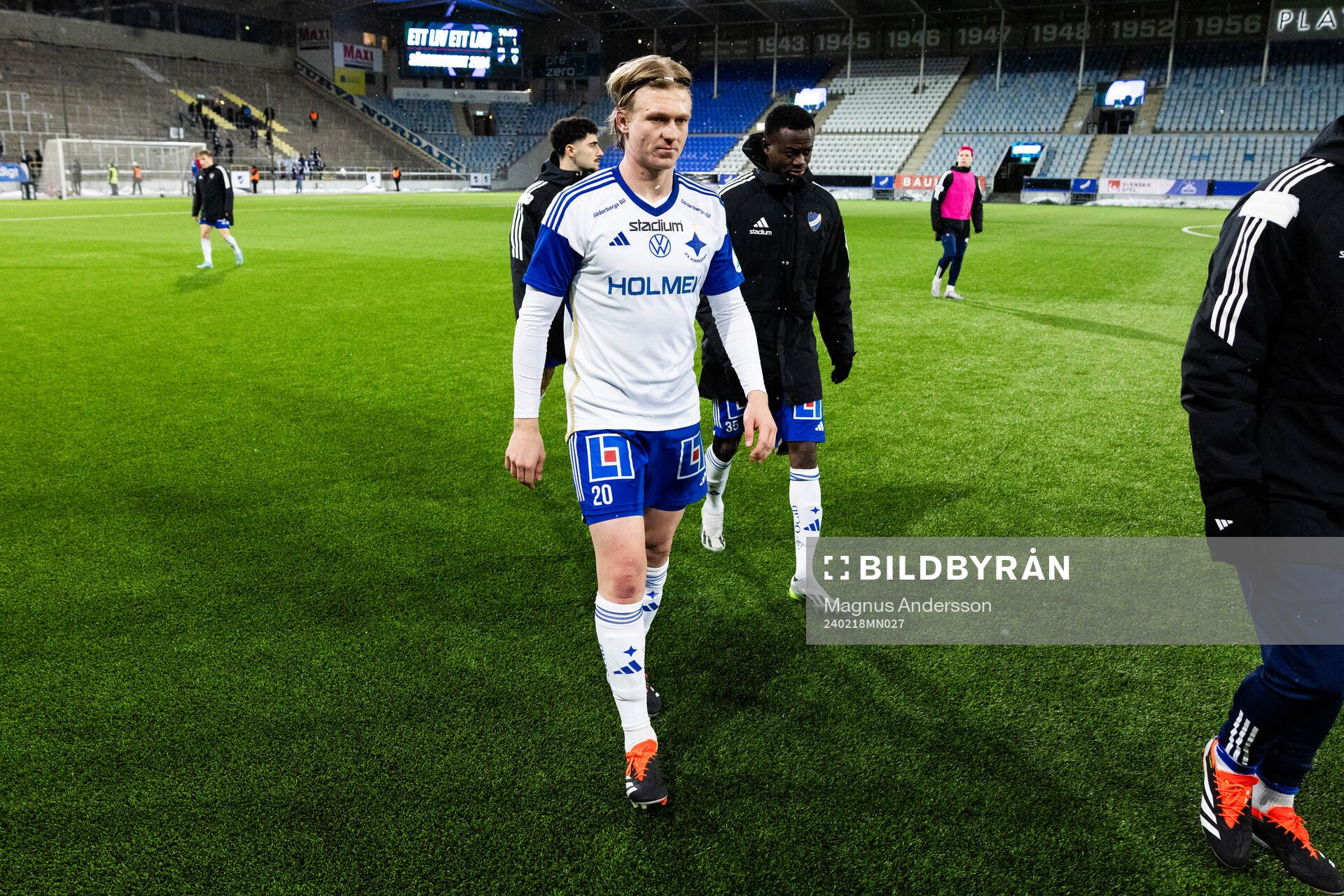 IFK Norrköpings Daniel Fritz Eid deppar