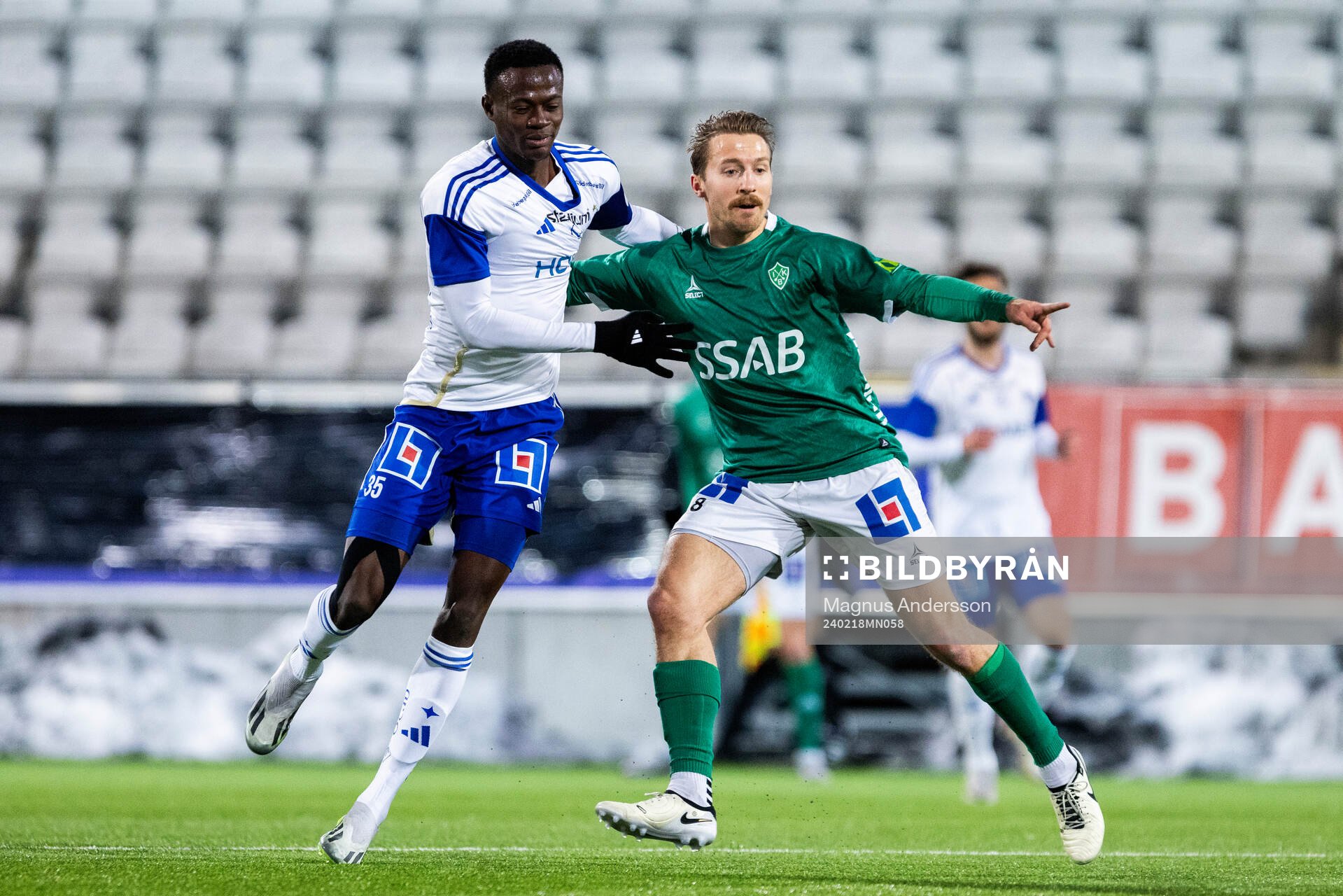 IFK Norrköpings Stephen Bolma och Brages Jacob Stensson