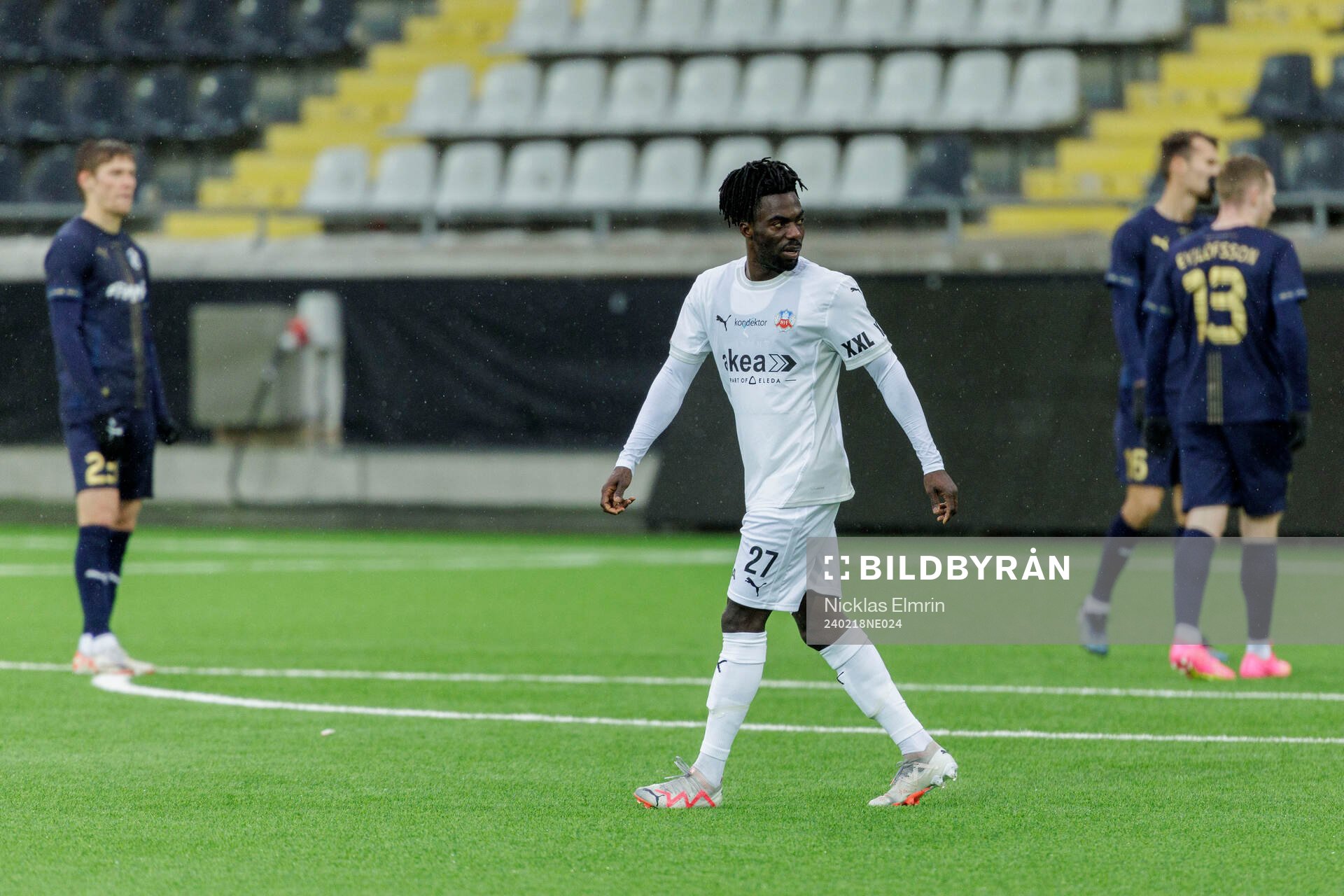 Helsingborgs Benjamin Acquah blev utvisad