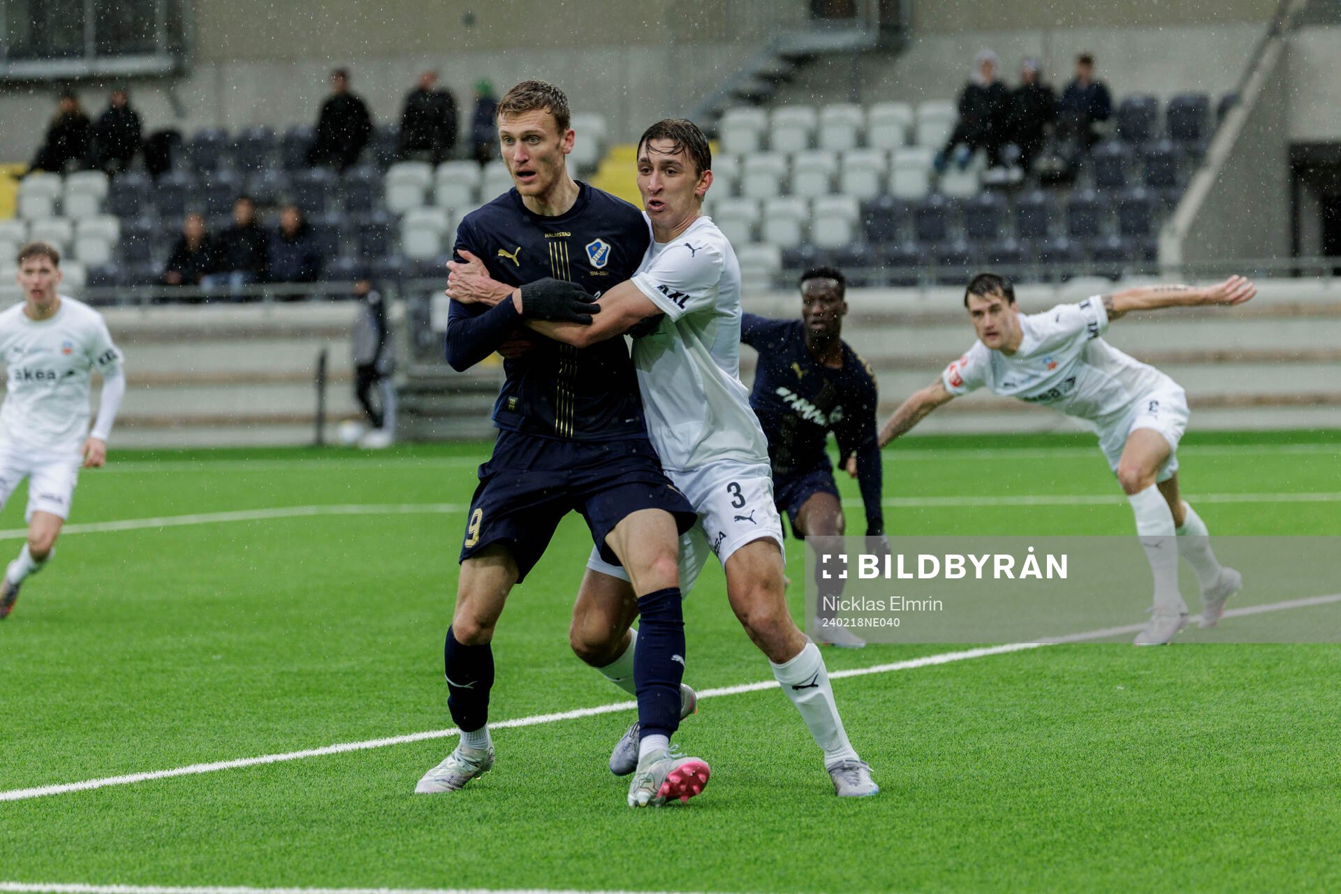 Halmstads Viktor Granath och Helsingborgs Wilhelm Nilsson