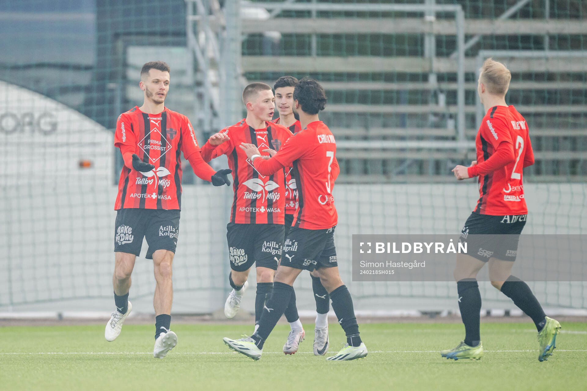 Nordic Uniteds Yoann Fellrath jublar
