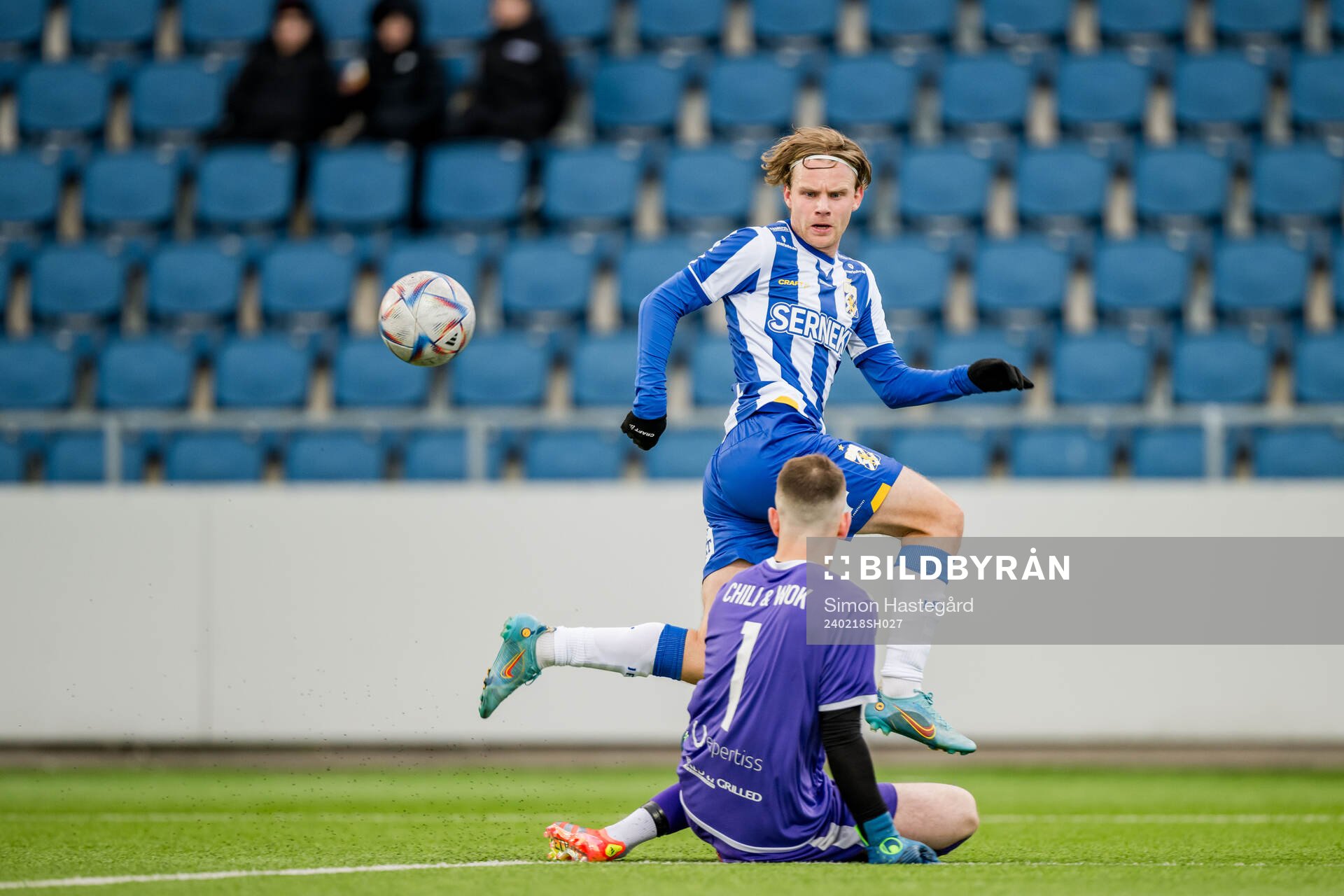 Nordic Uniteds målvakt Angelo Melkemichel och IFK