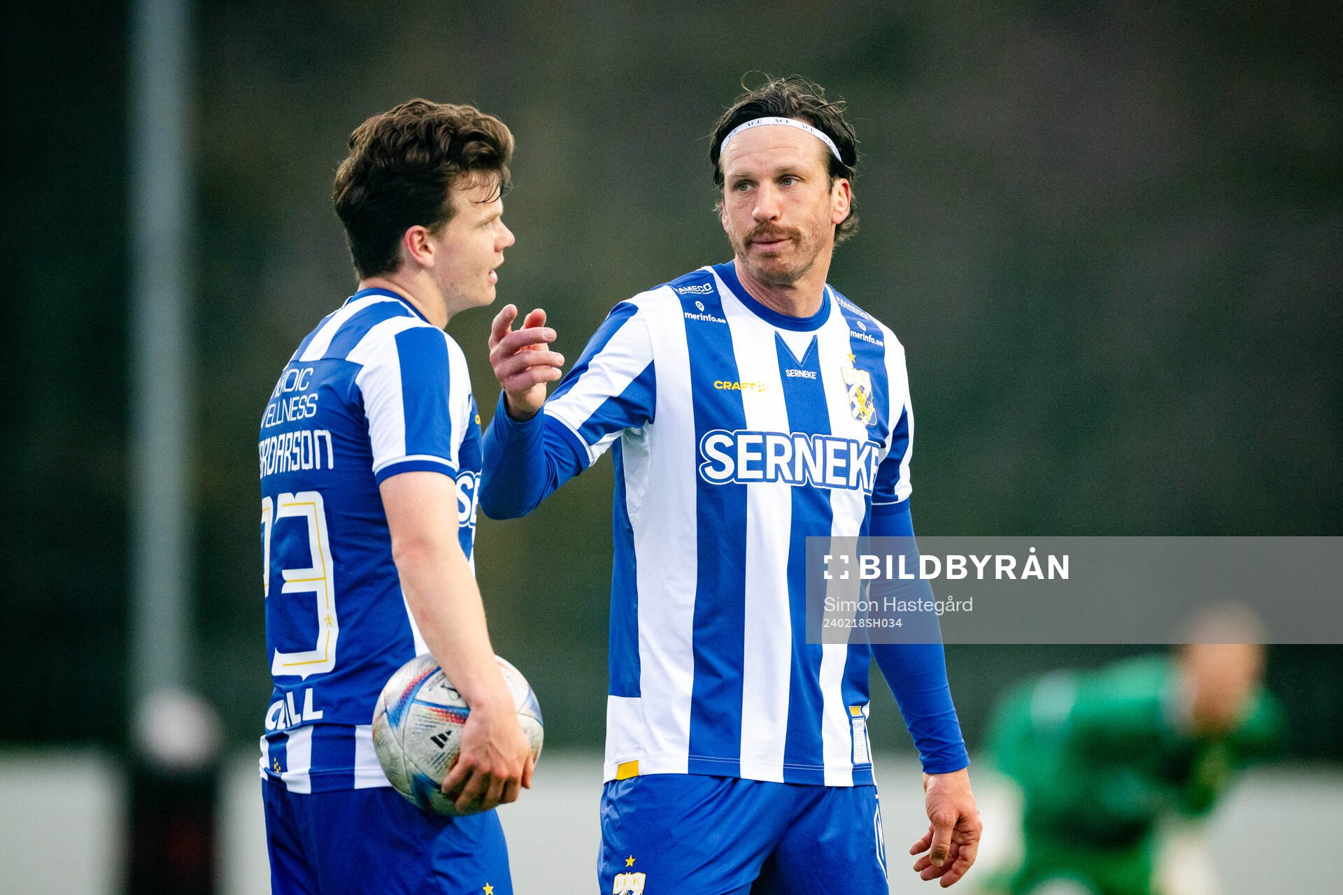 IFK Göteborgs Kolbeinn Thordarson och Gustav Svensson