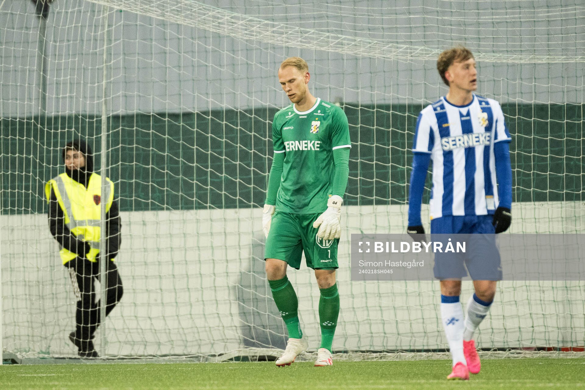 IFK Göteborgs målvakt Pontus Dahlberg deppar