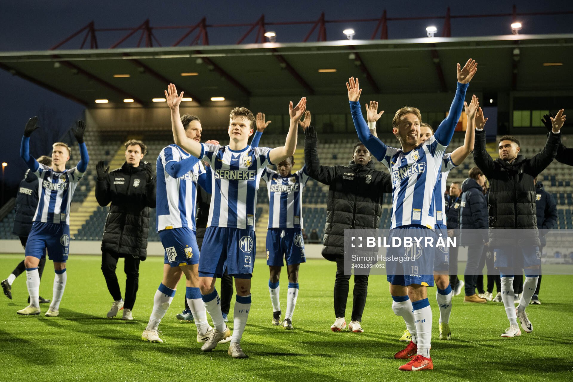 IFK Göteborgs Kolbeinn Thordarson jublar och Arbnor Mucolli