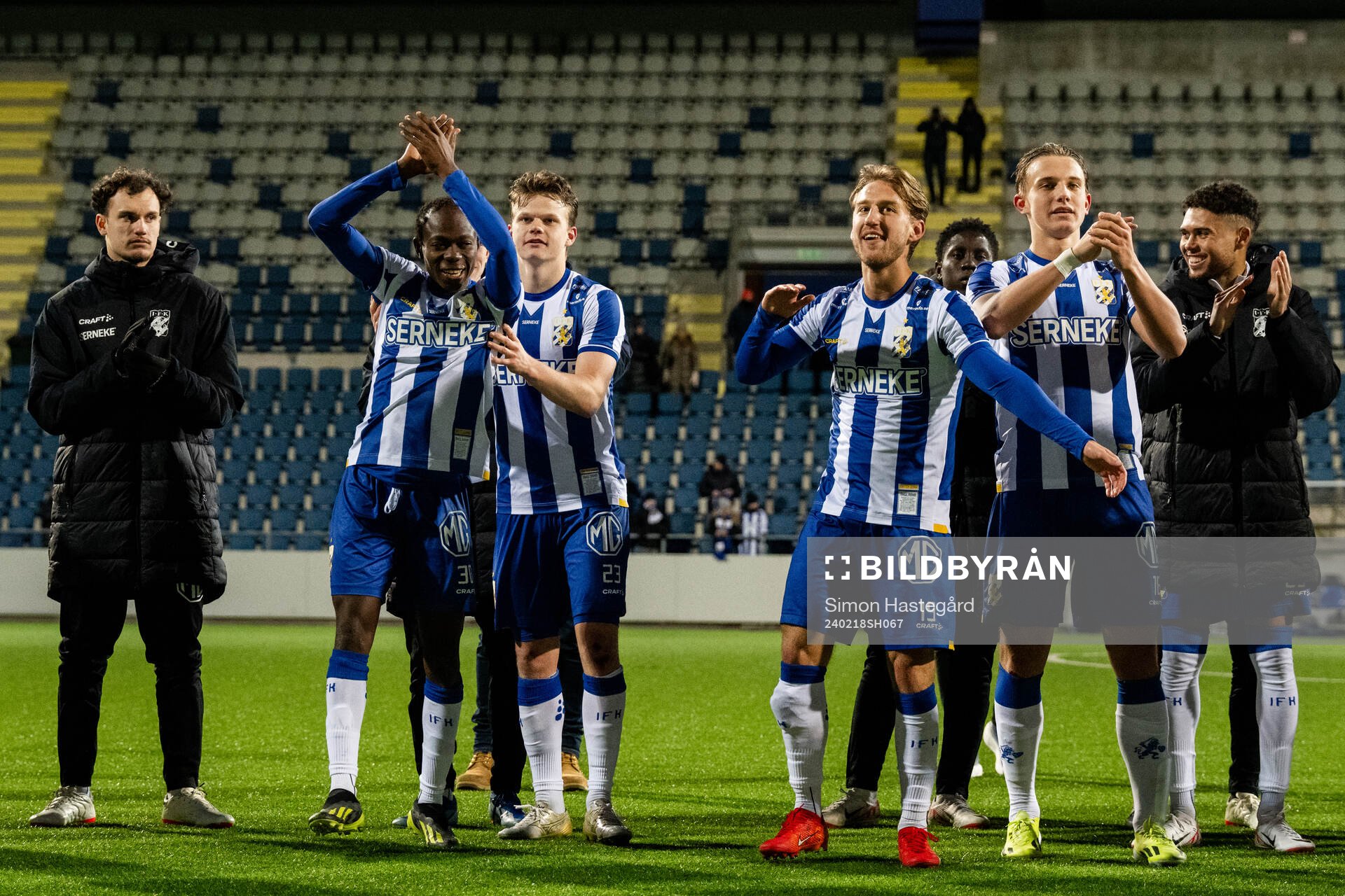 IFK Göteborgs Kolbeinn Thordarson och Malick Junior