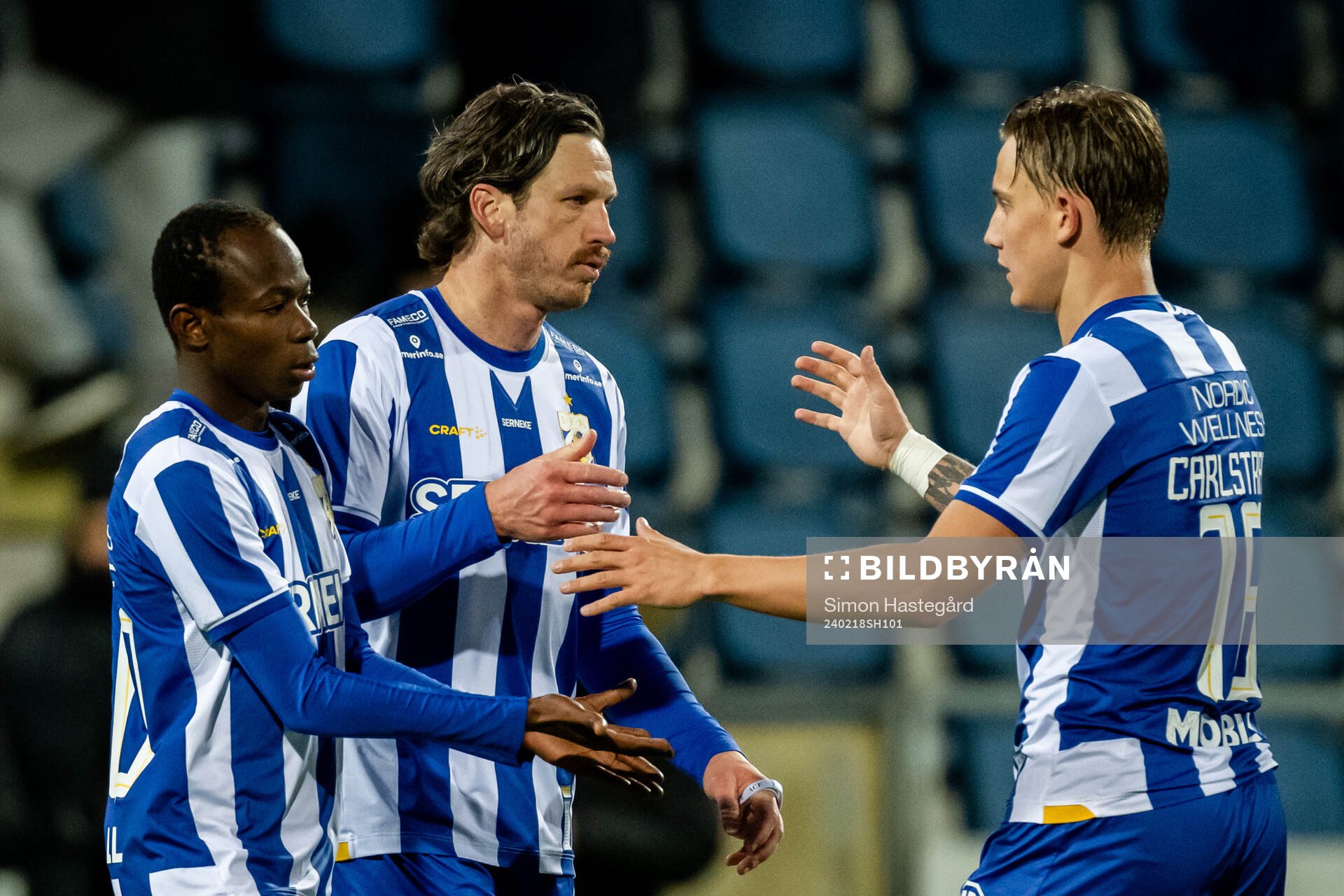 IFK Göteborgs Malick Junior Yalcouye , Gustav Svensson och