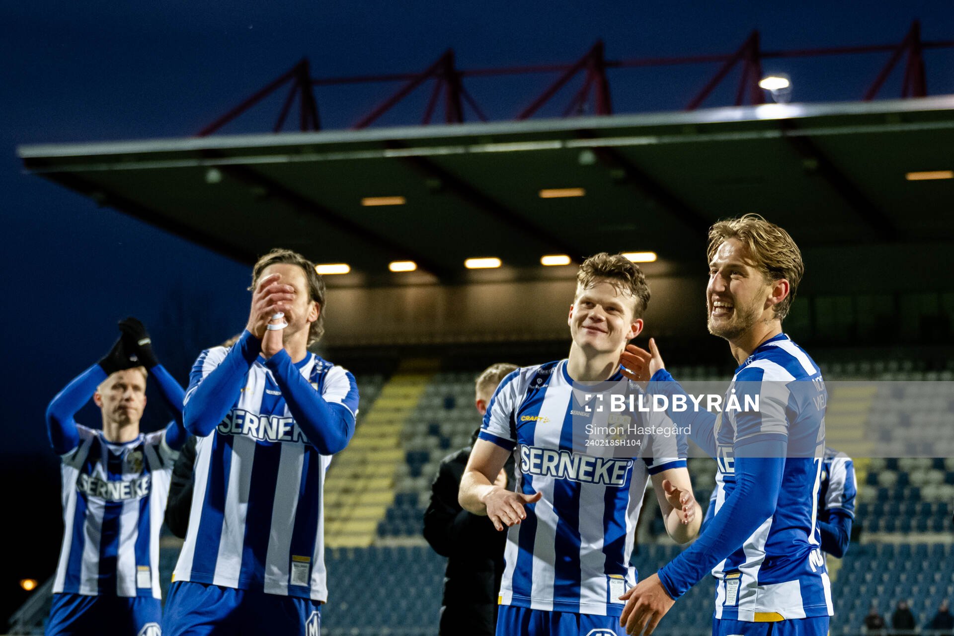 IFK Göteborgs Gustav Svensson, Kolbeinn Thordarson och