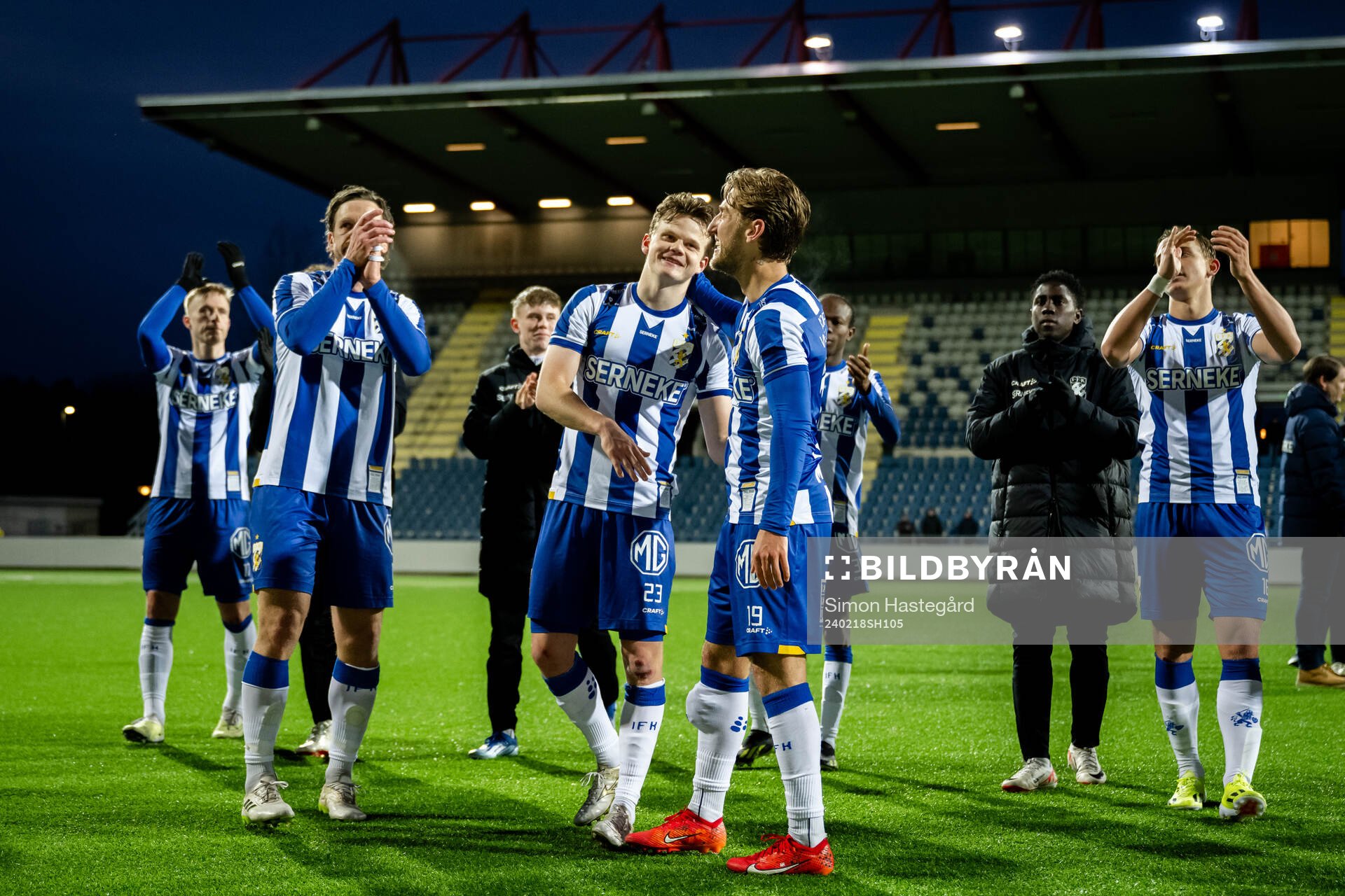 IFK Göteborgs Gustav Svensson, Kolbeinn Thordarson och