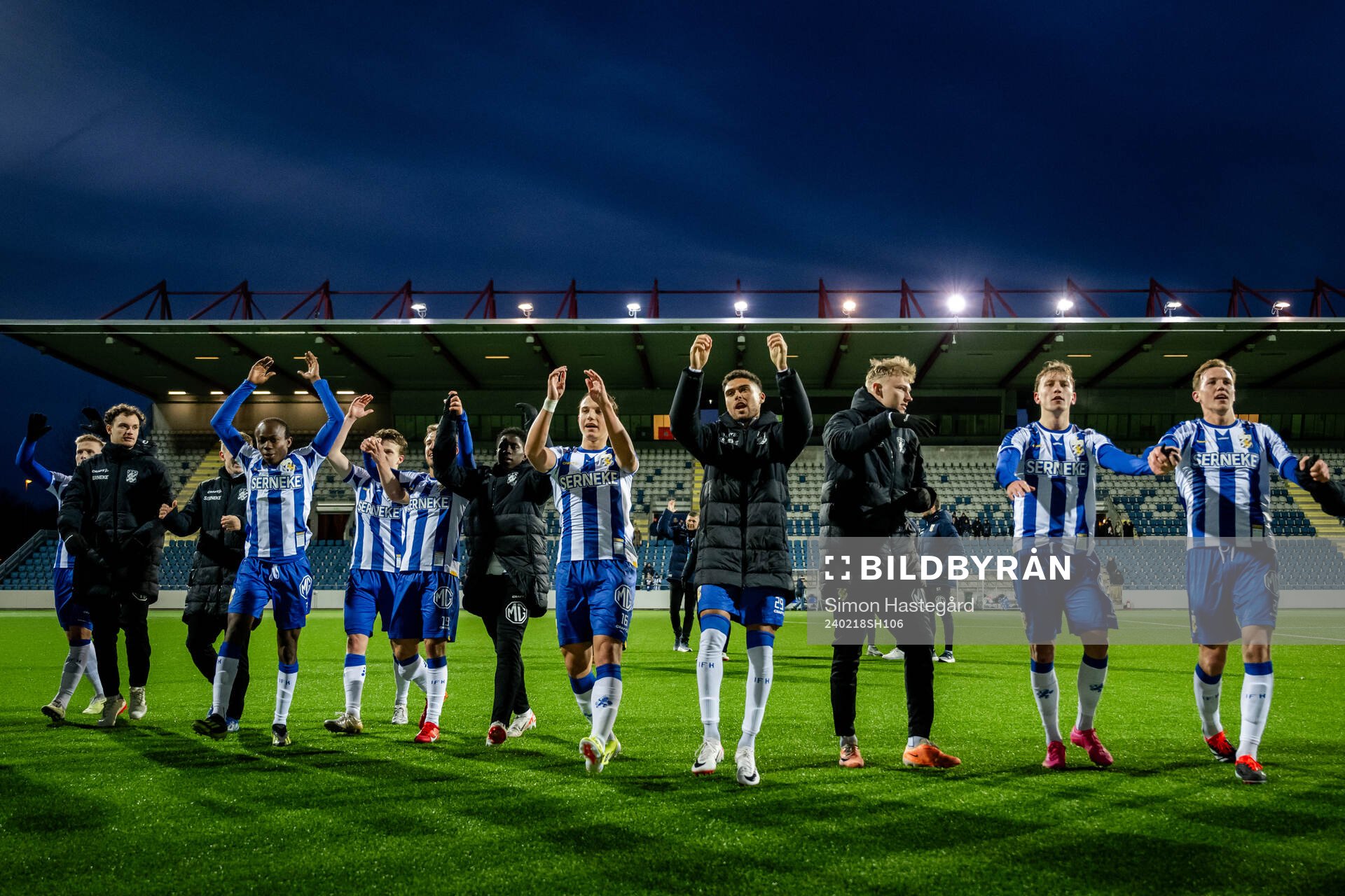 IFK Göteborgs spelare jublar