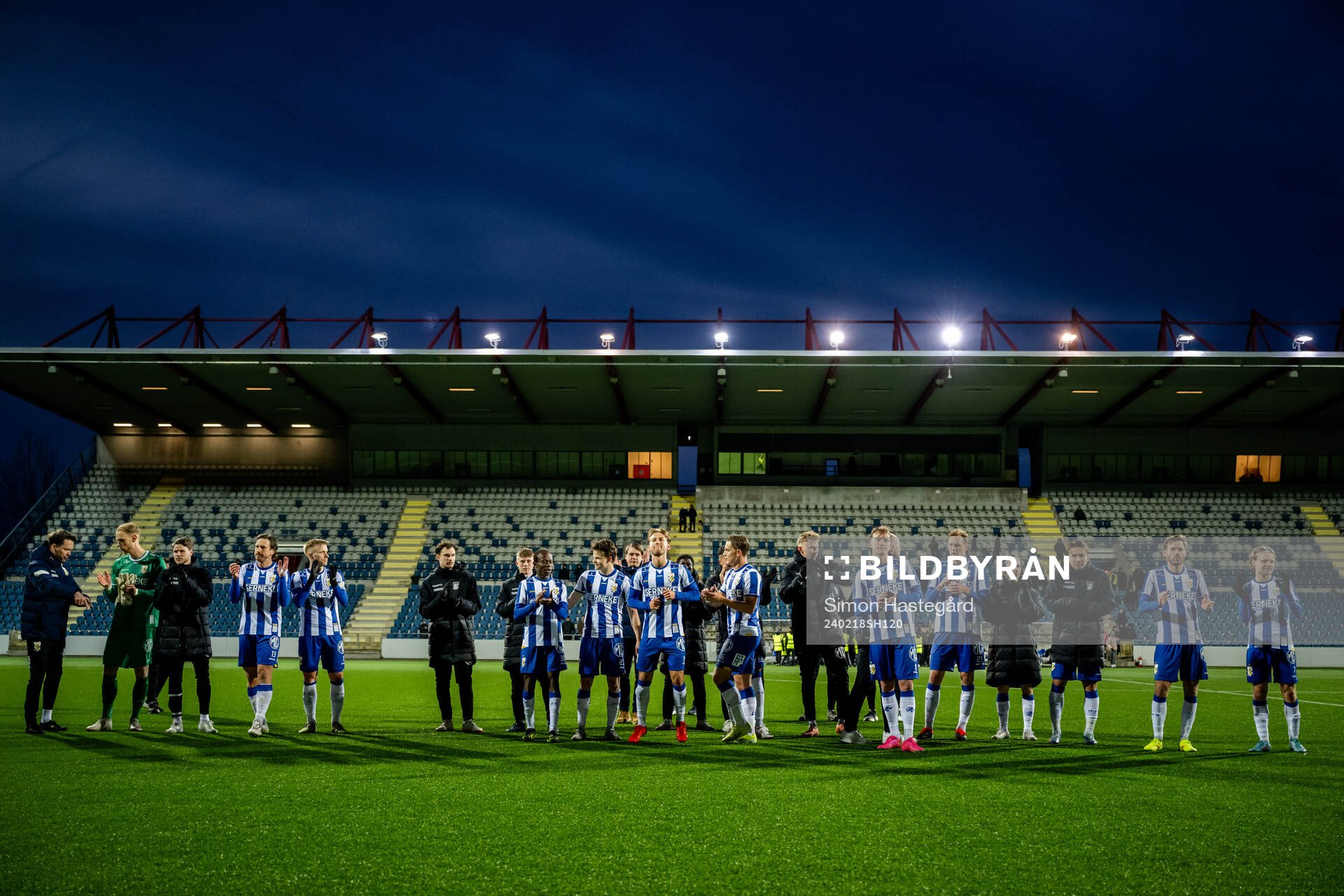 IFK Göteborgs spelare jublar
