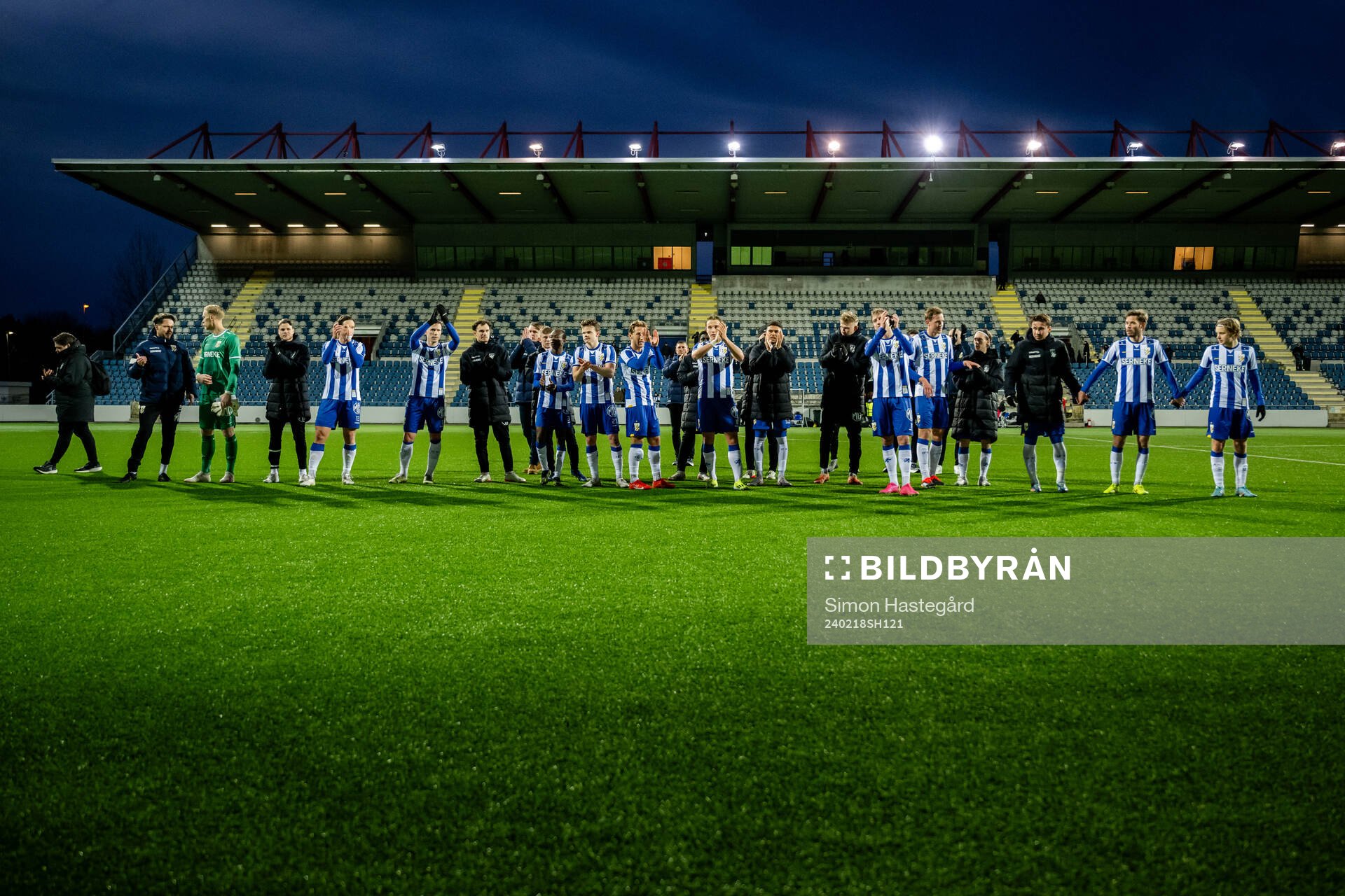 IFK Göteborgs spelare jublar