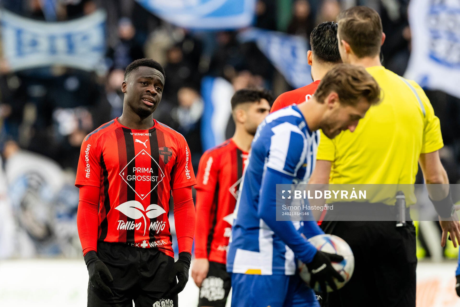 Nordic Uniteds Emmanuel Swedi deppar