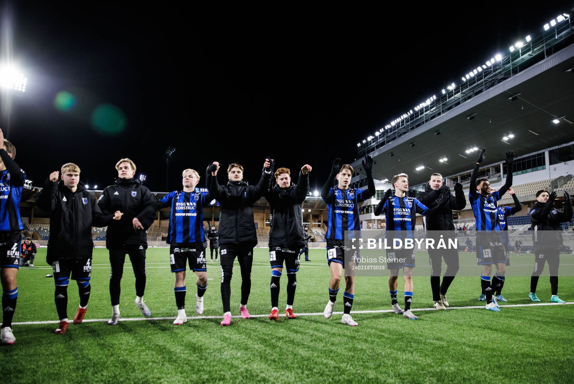 Sirius spelare jublar