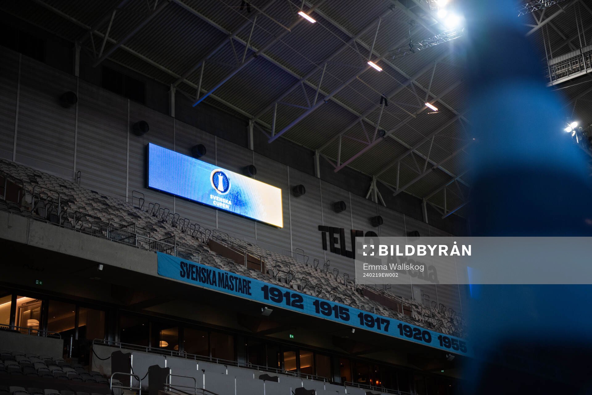 Interiör vy av Tele2 Arena