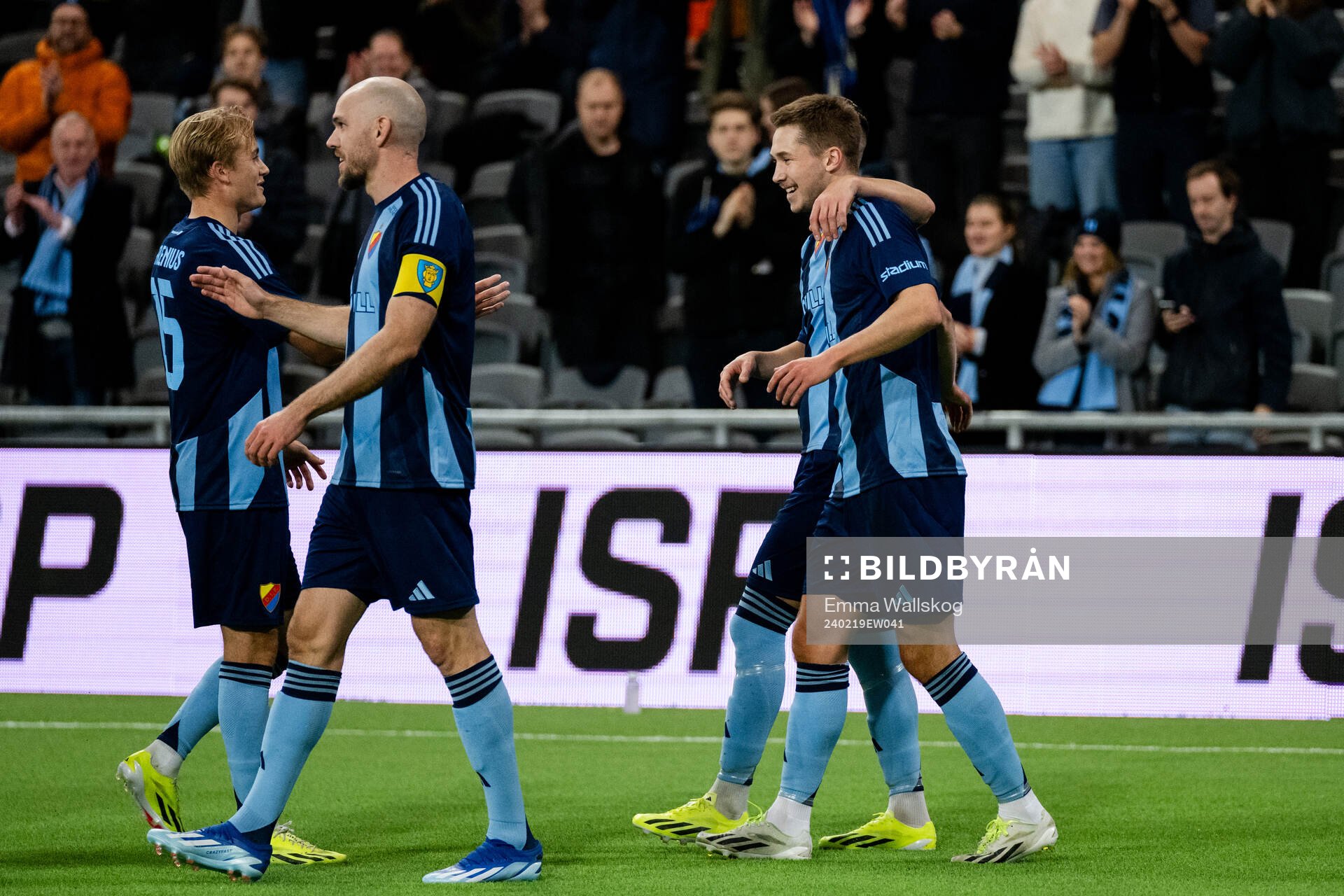 Djurgårdens Miro Tenho, Oskar Fallenius och Marcus