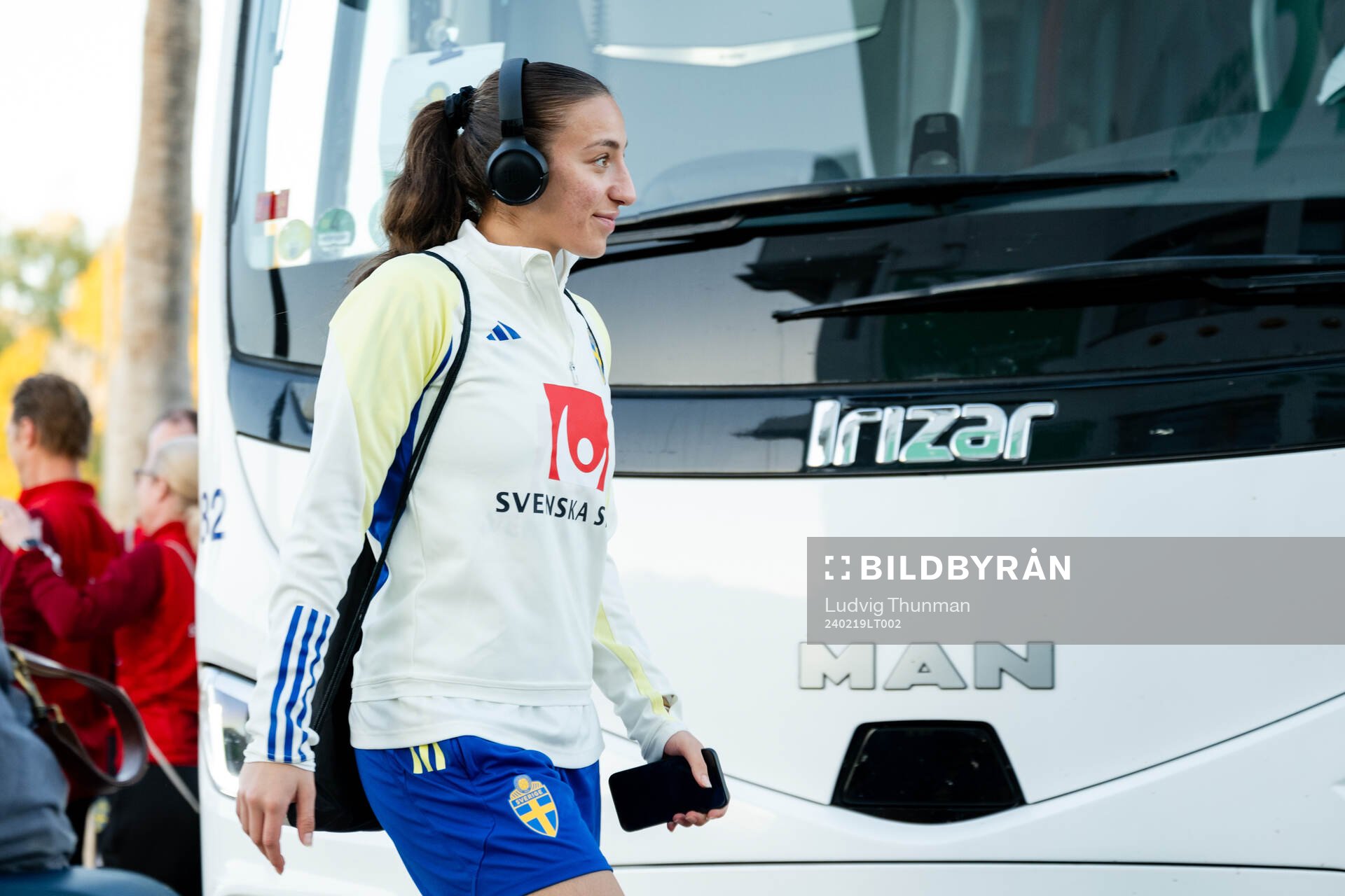 Rusul Rosa Kafaji of the women's national football team of