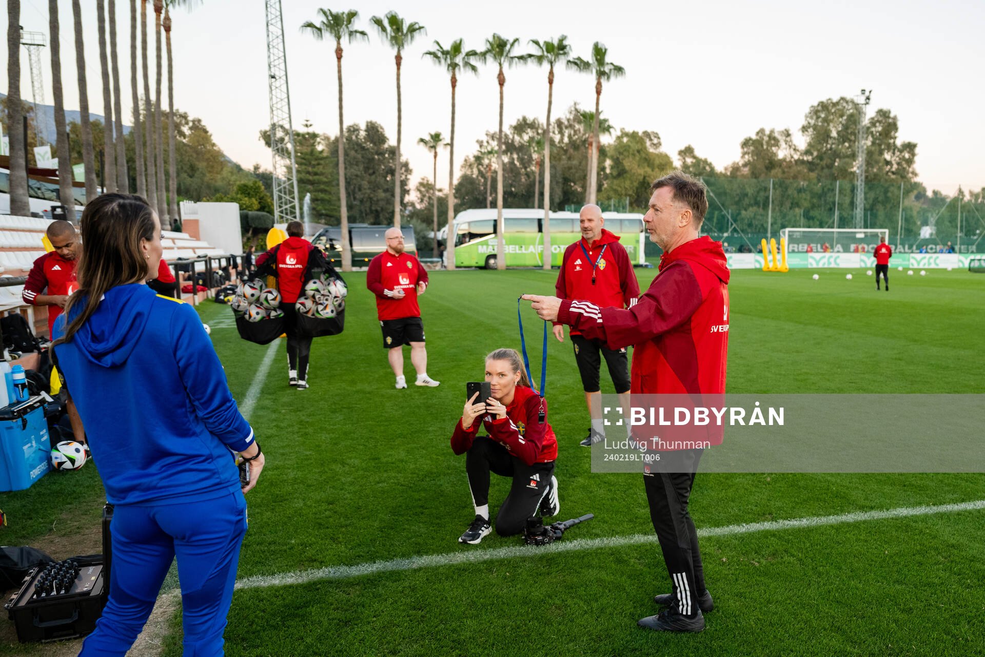 Head coach Peter Gerhardsson of the women's national