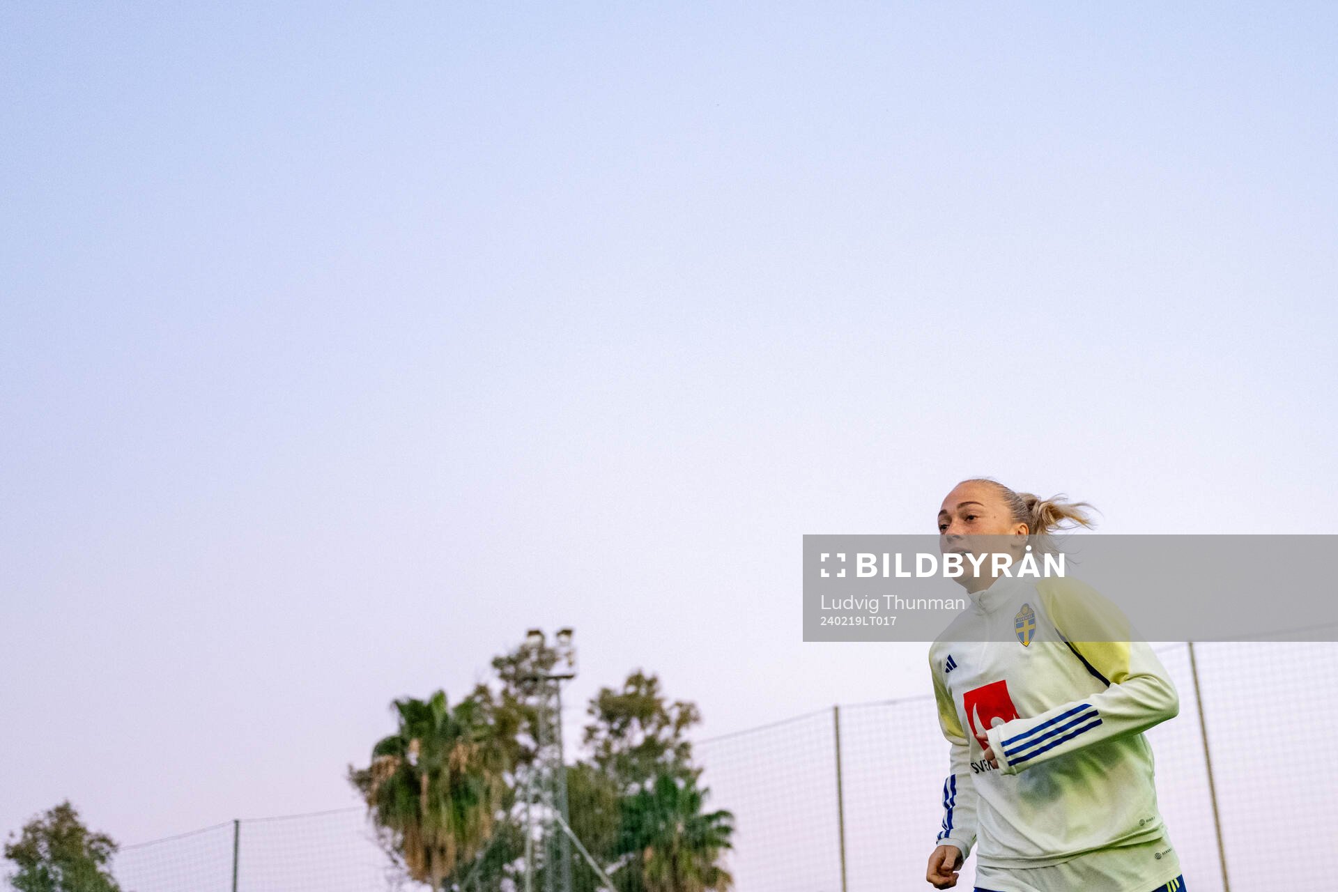 Hanna Bennison of the women's national football team of