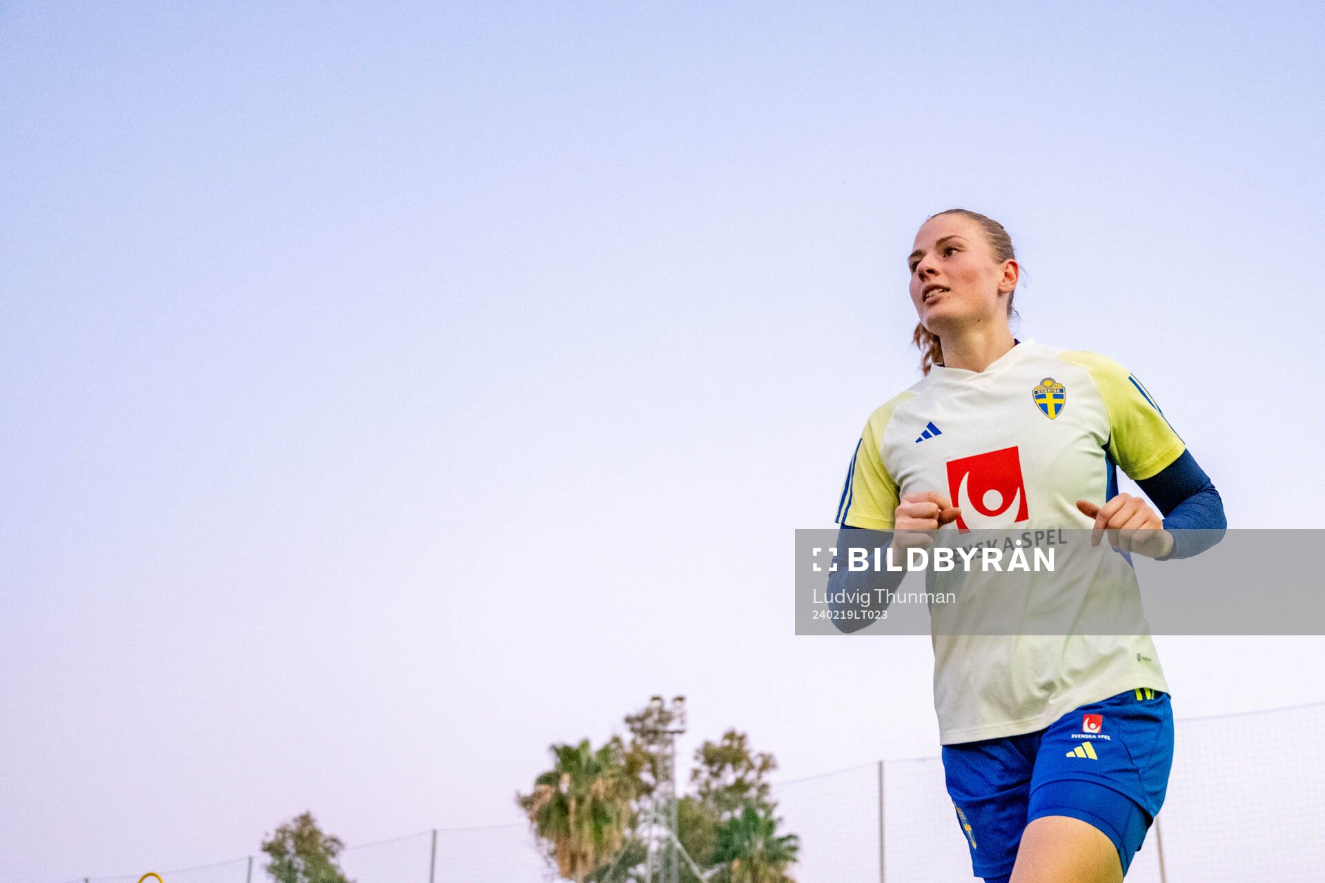 Tove Enblom of the women's national football team of Sweden