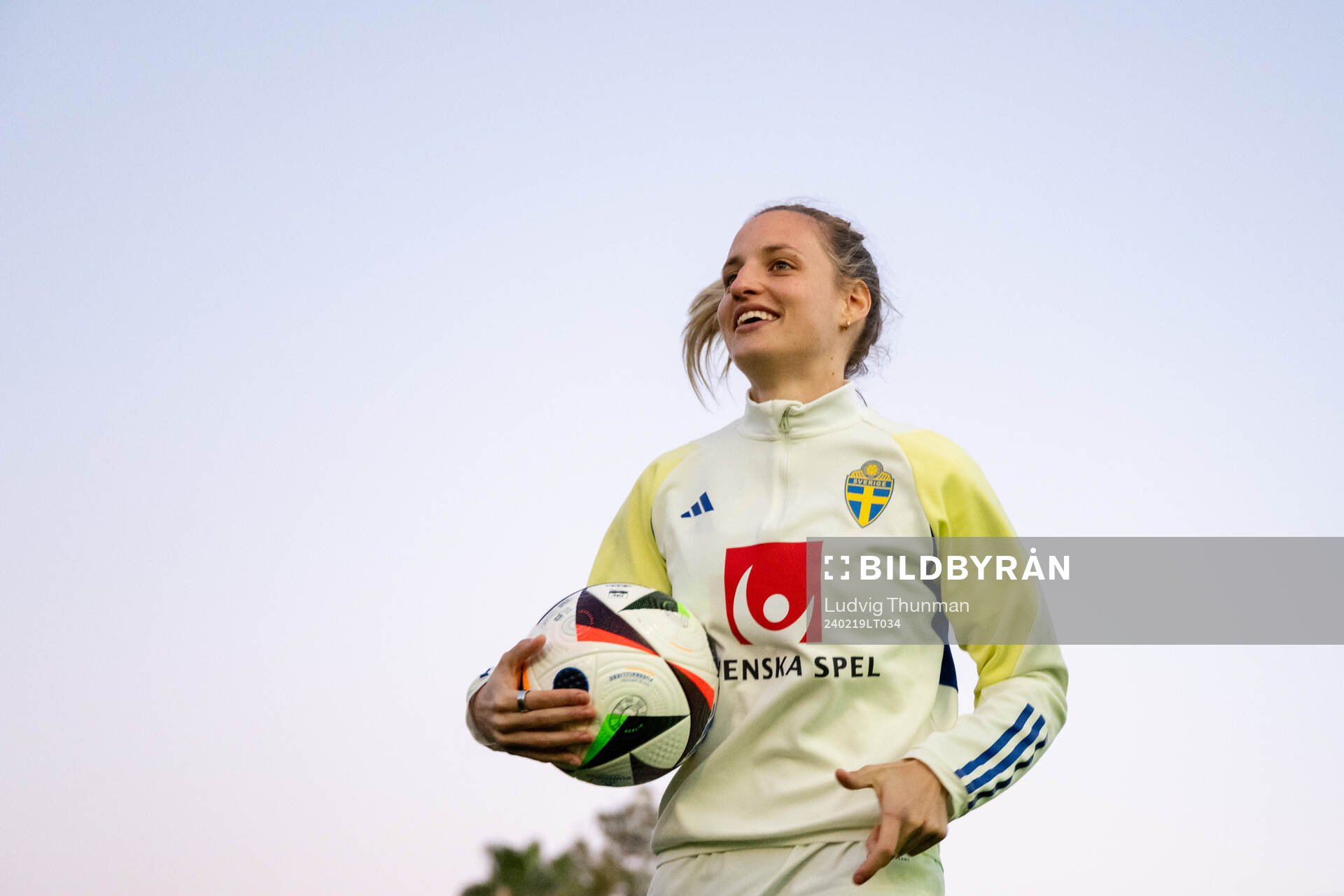 Nathalie Björn of the women's national football team of