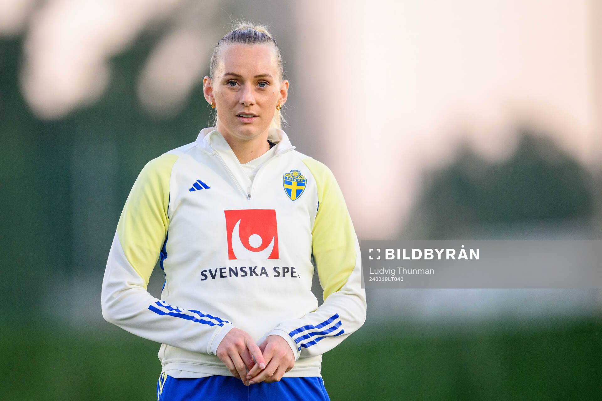 Stina Blackstenius of Sweden of the women's national