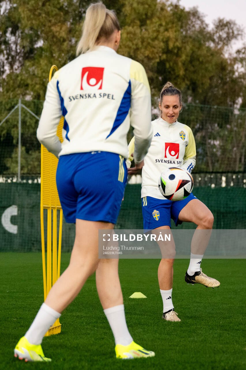 Nathalie Björn of the women's national football team of