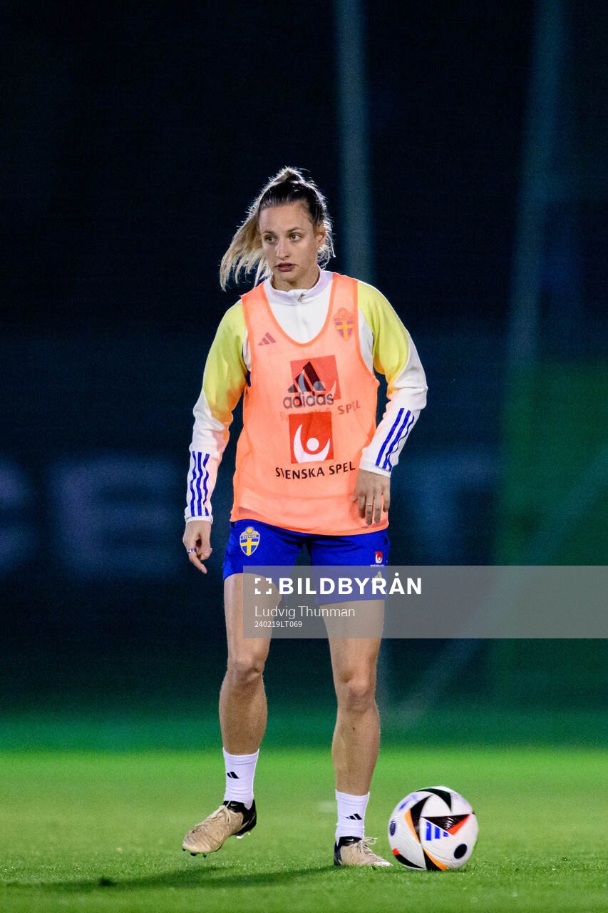 Nathalie Björn of Sweden of the women's national football