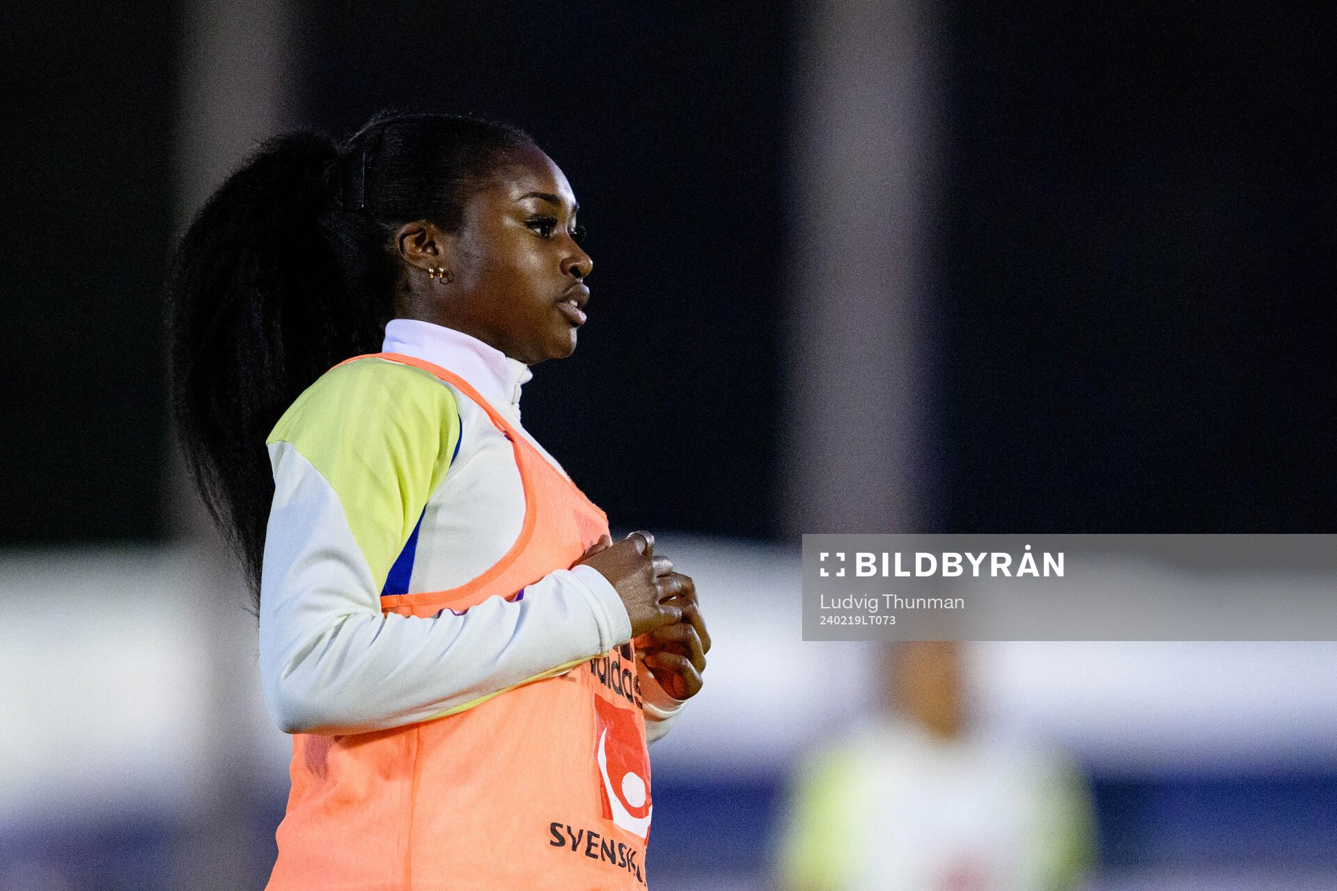 Monica Jusu Bah of Sweden of the women's national football