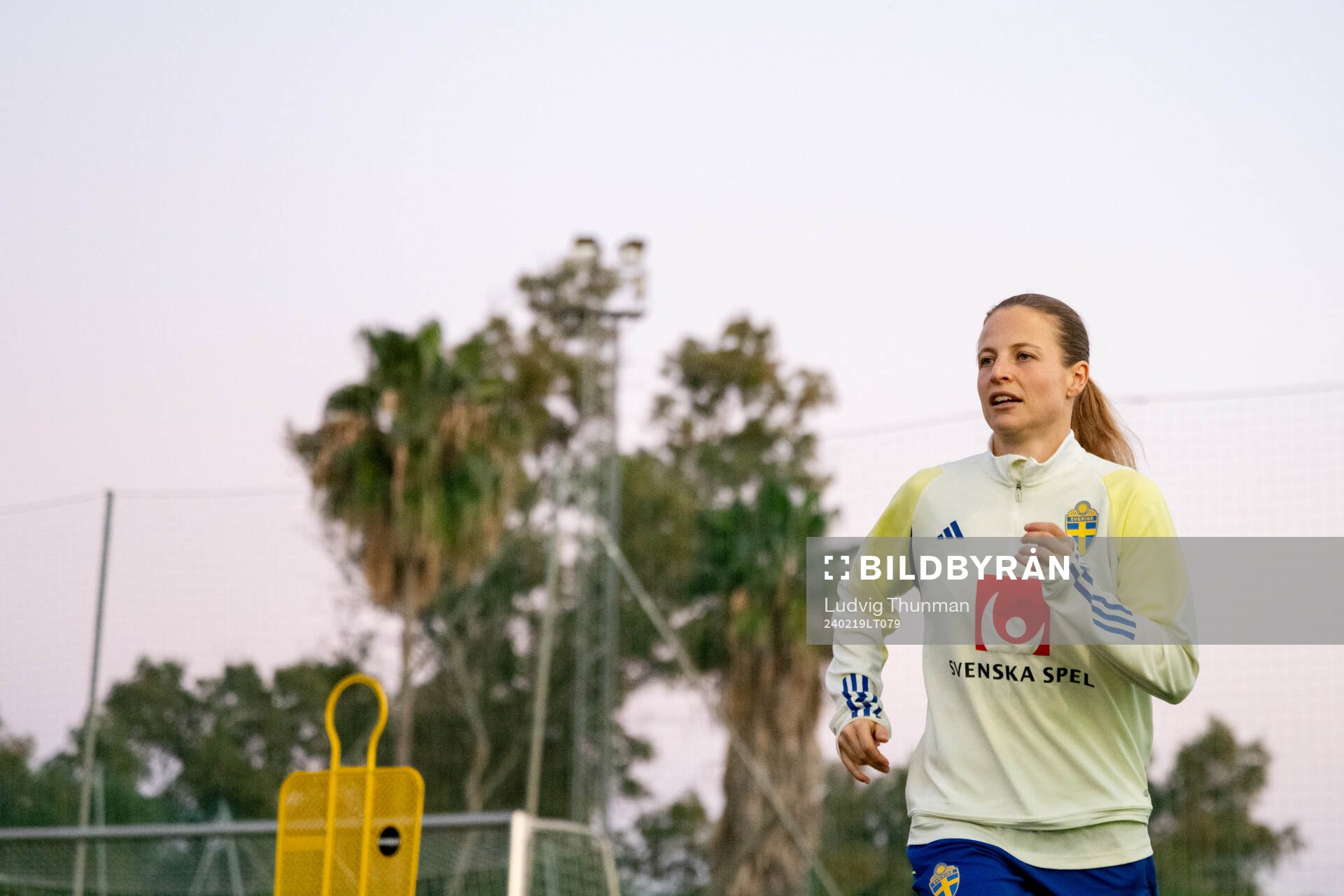 Anna Anvegård of the women's national football team of